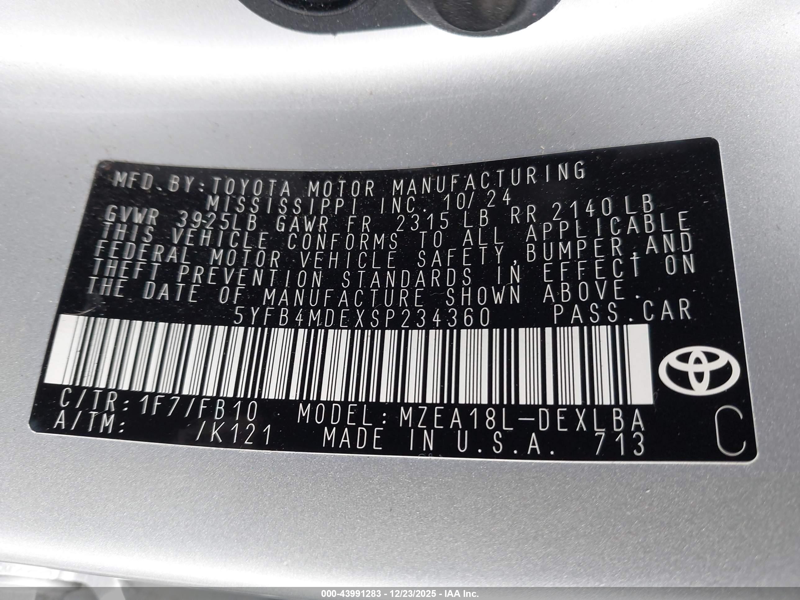 TOYOTA COROLLA image 9