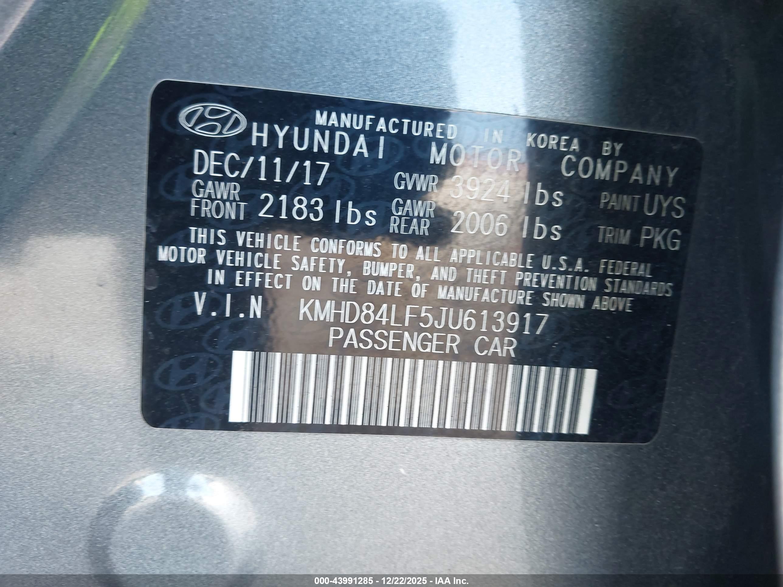 HYUNDAI ELANTRA image 9
