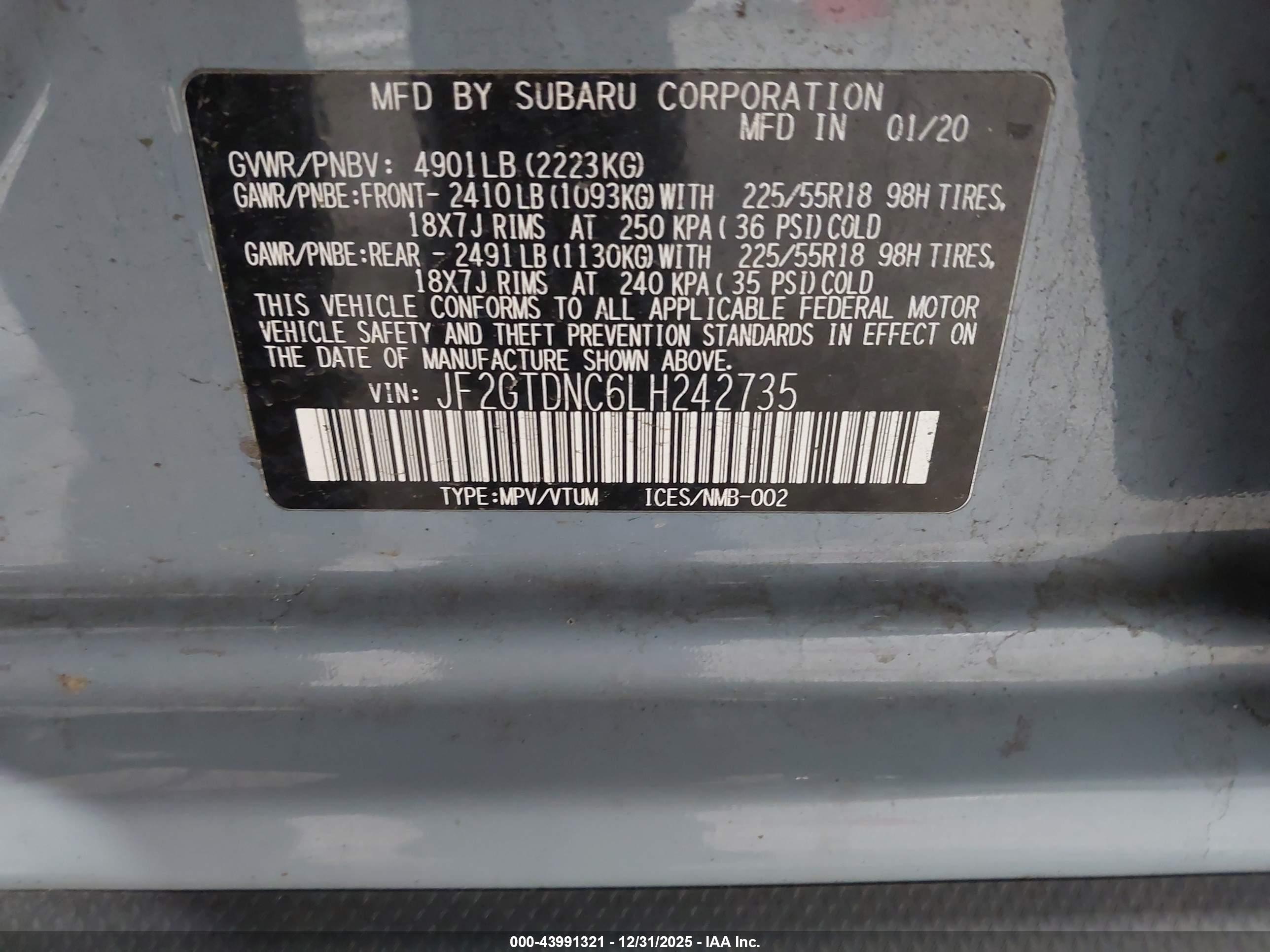 SUBARU CROSSTREK image 9