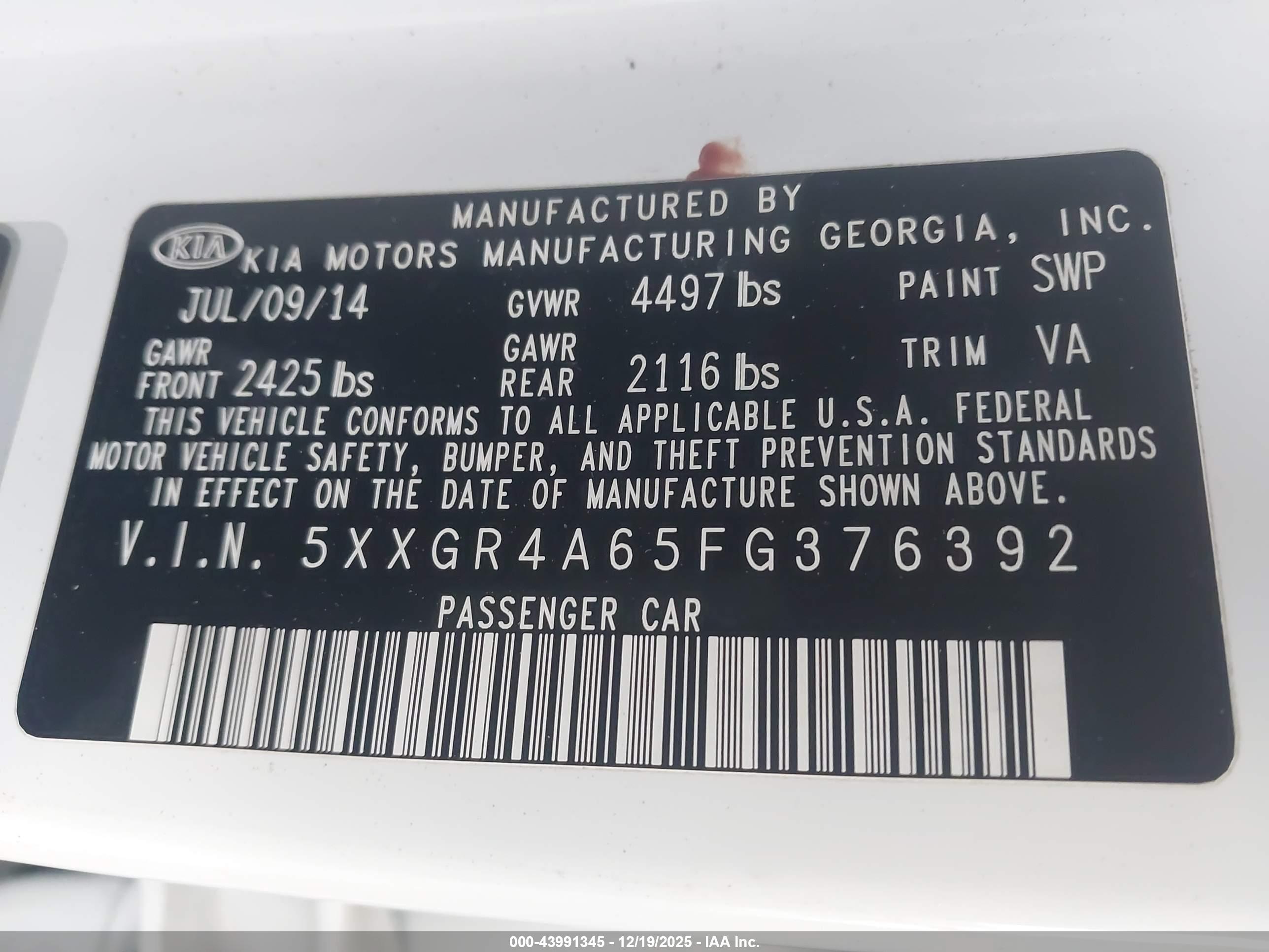 KIA OPTIMA image 9