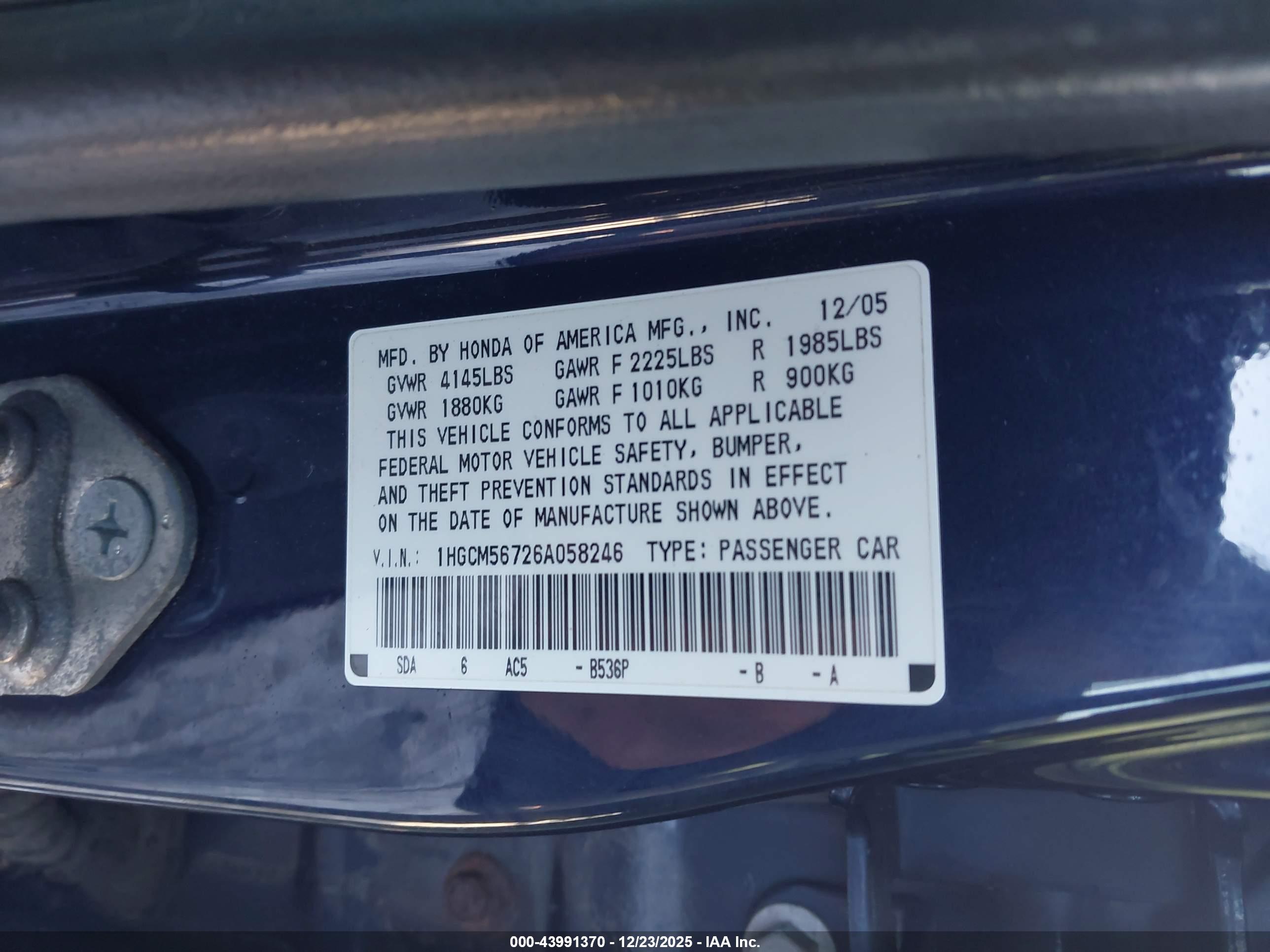 HONDA ACCORD image 9