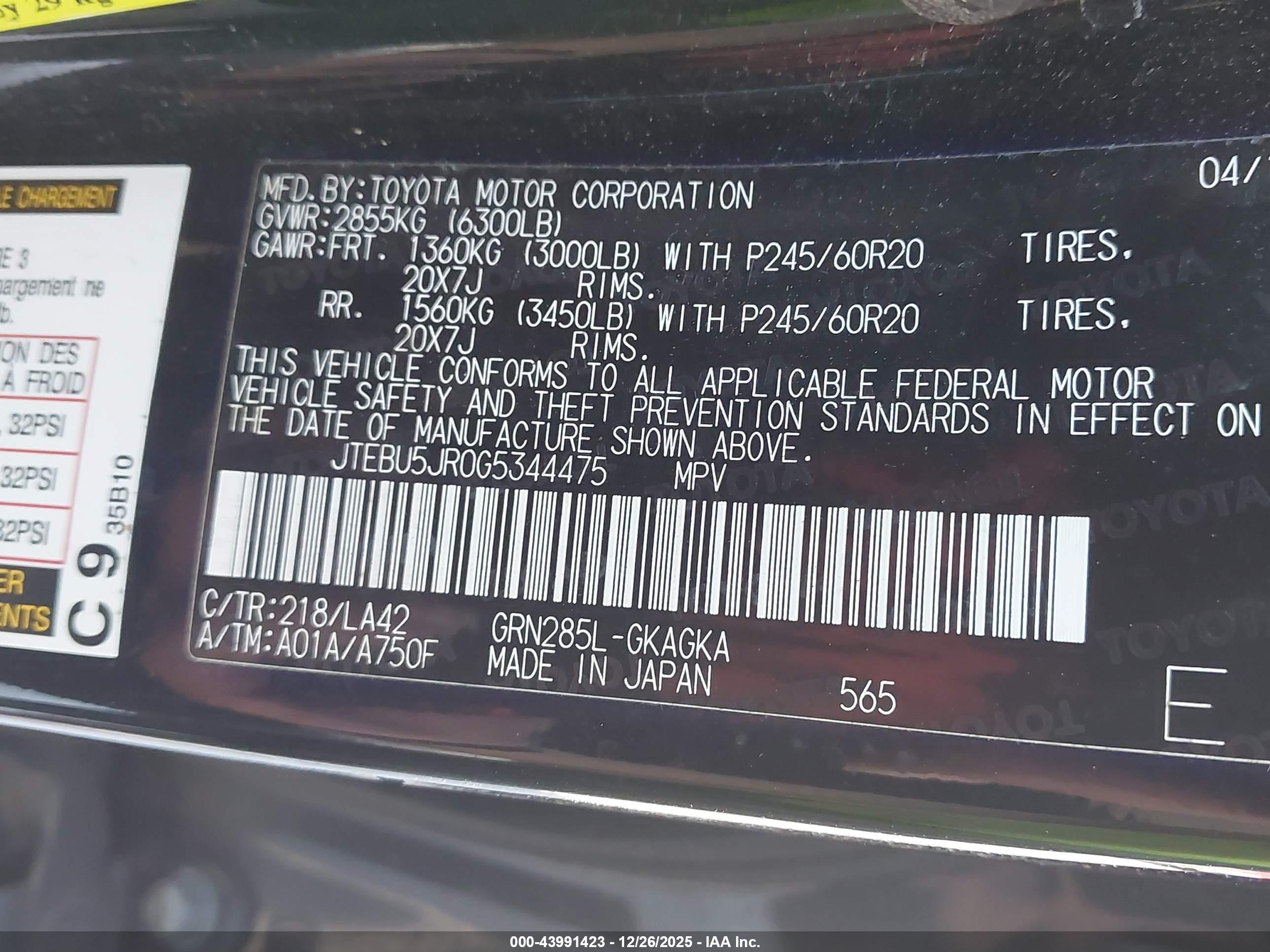 TOYOTA 4RUNNER image 9