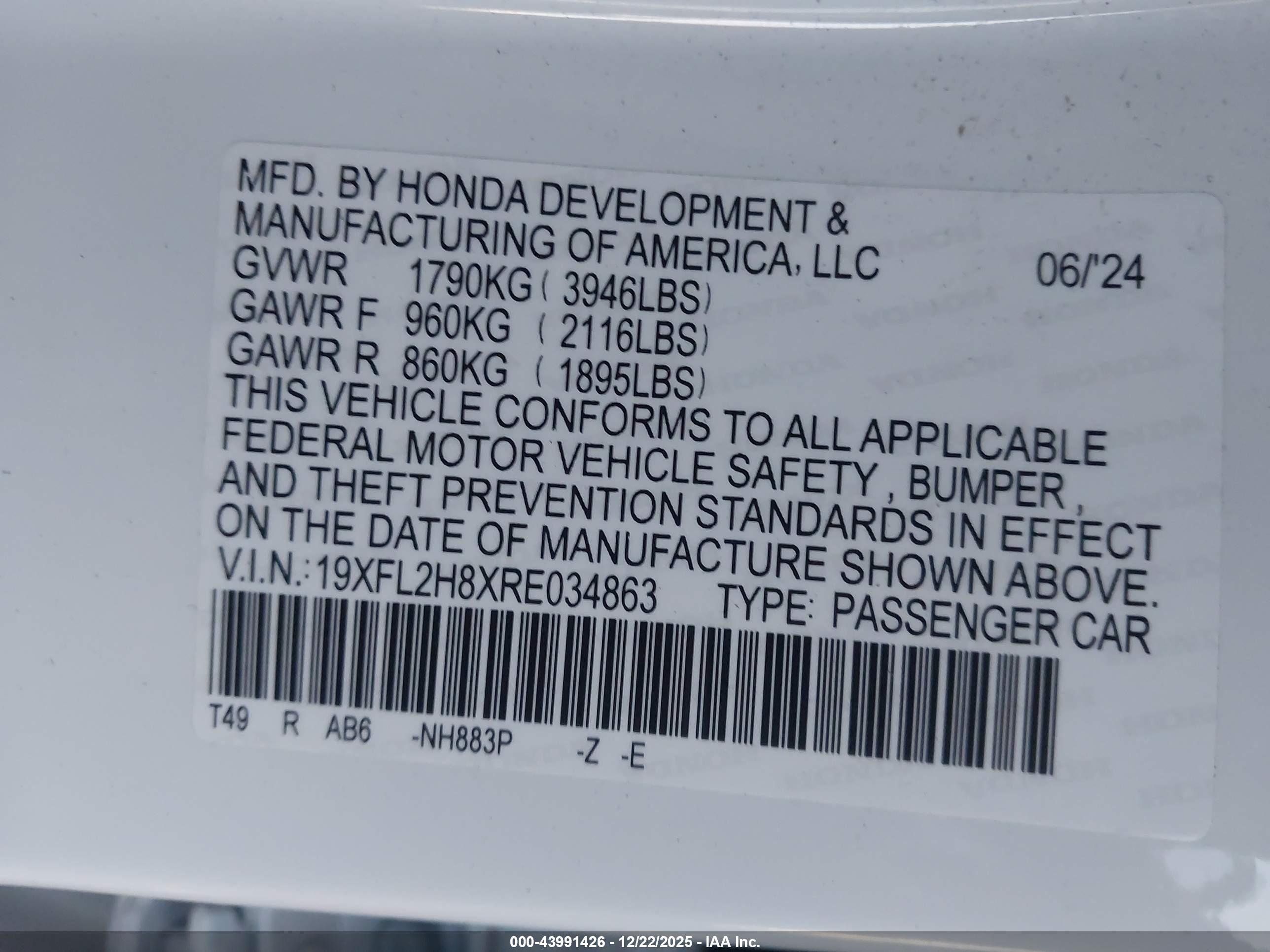 HONDA CIVIC image 9