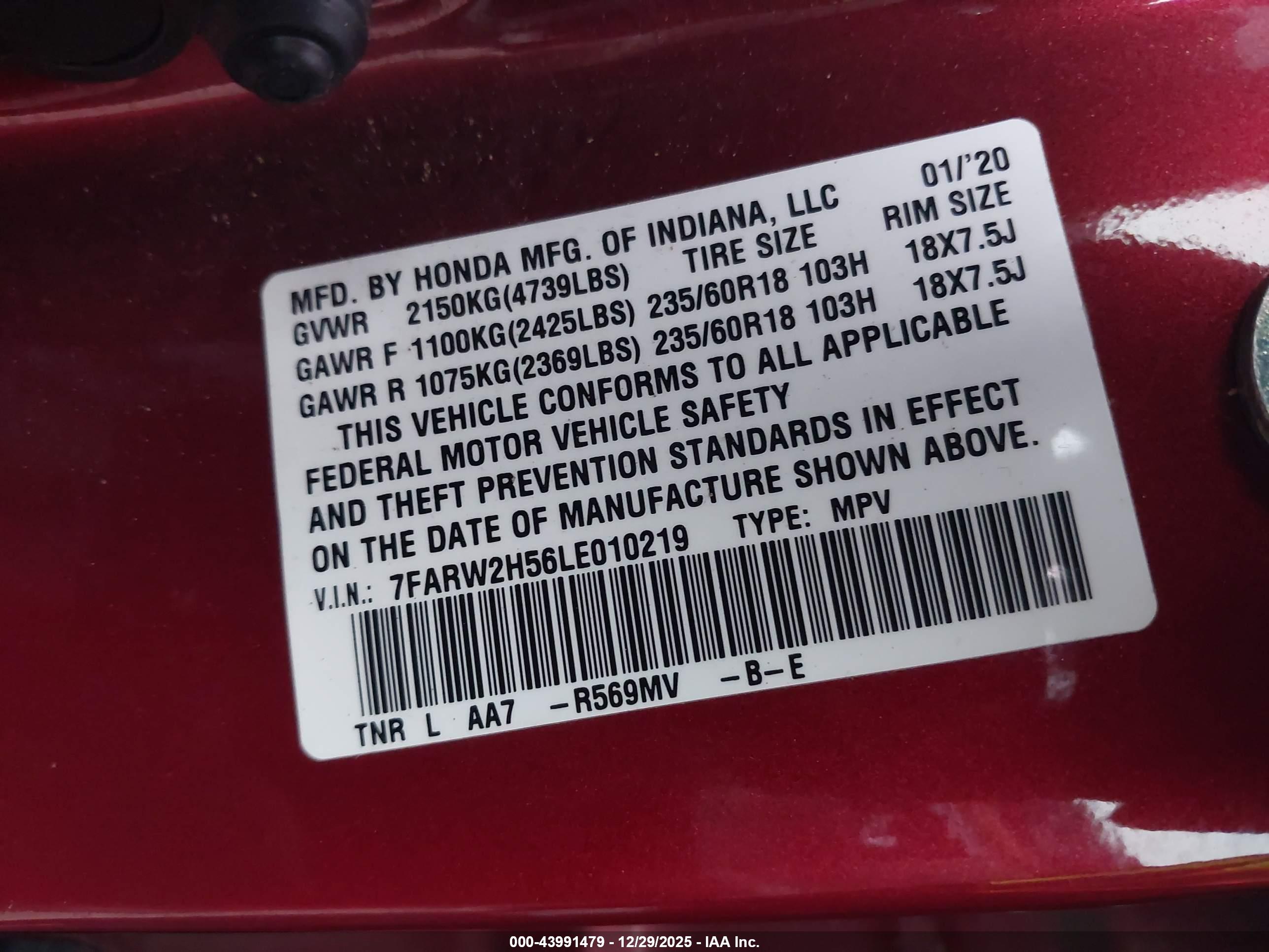 HONDA CR-V image 9