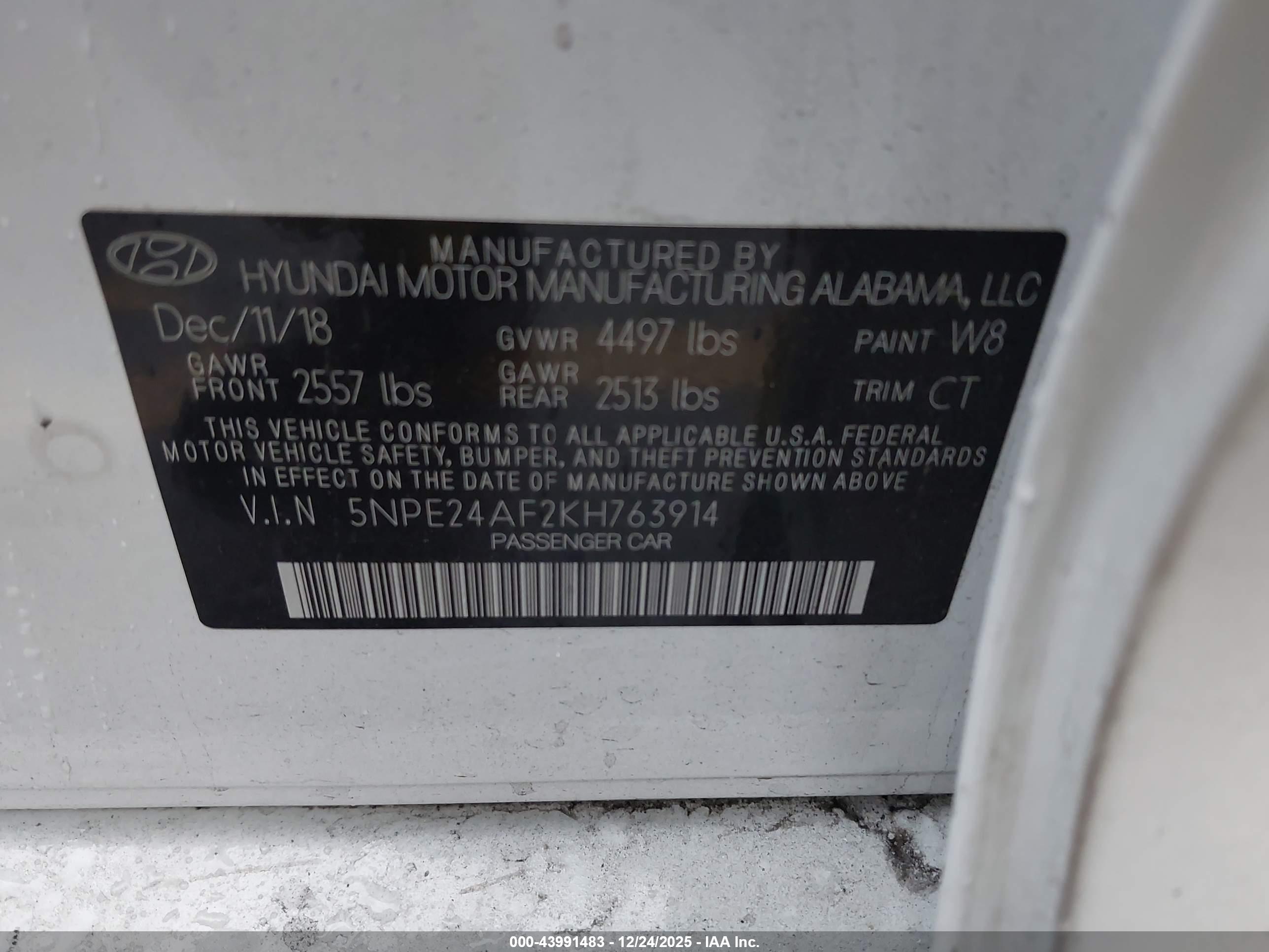 HYUNDAI SONATA image 9
