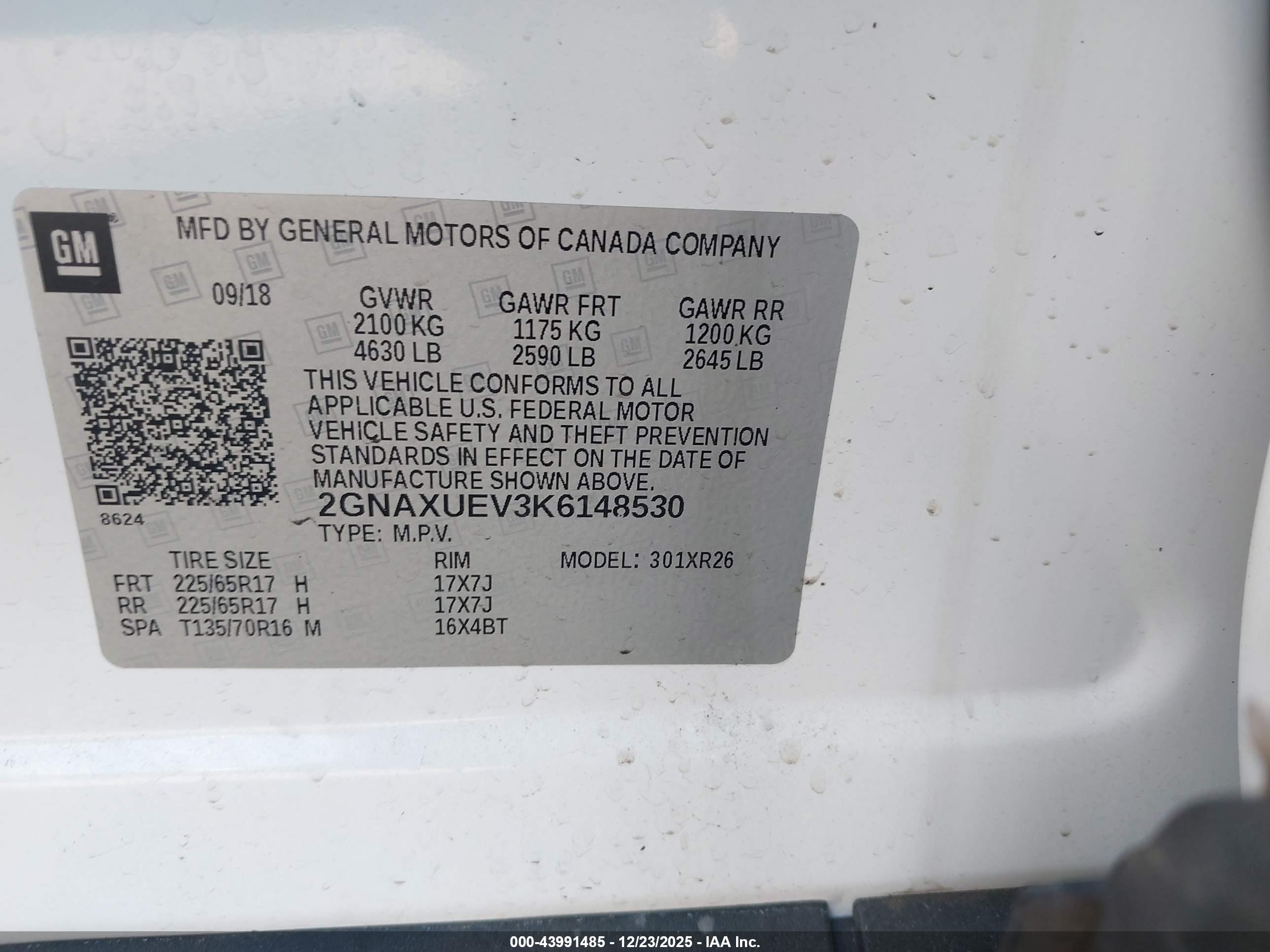 CHEVROLET EQUINOX image 9