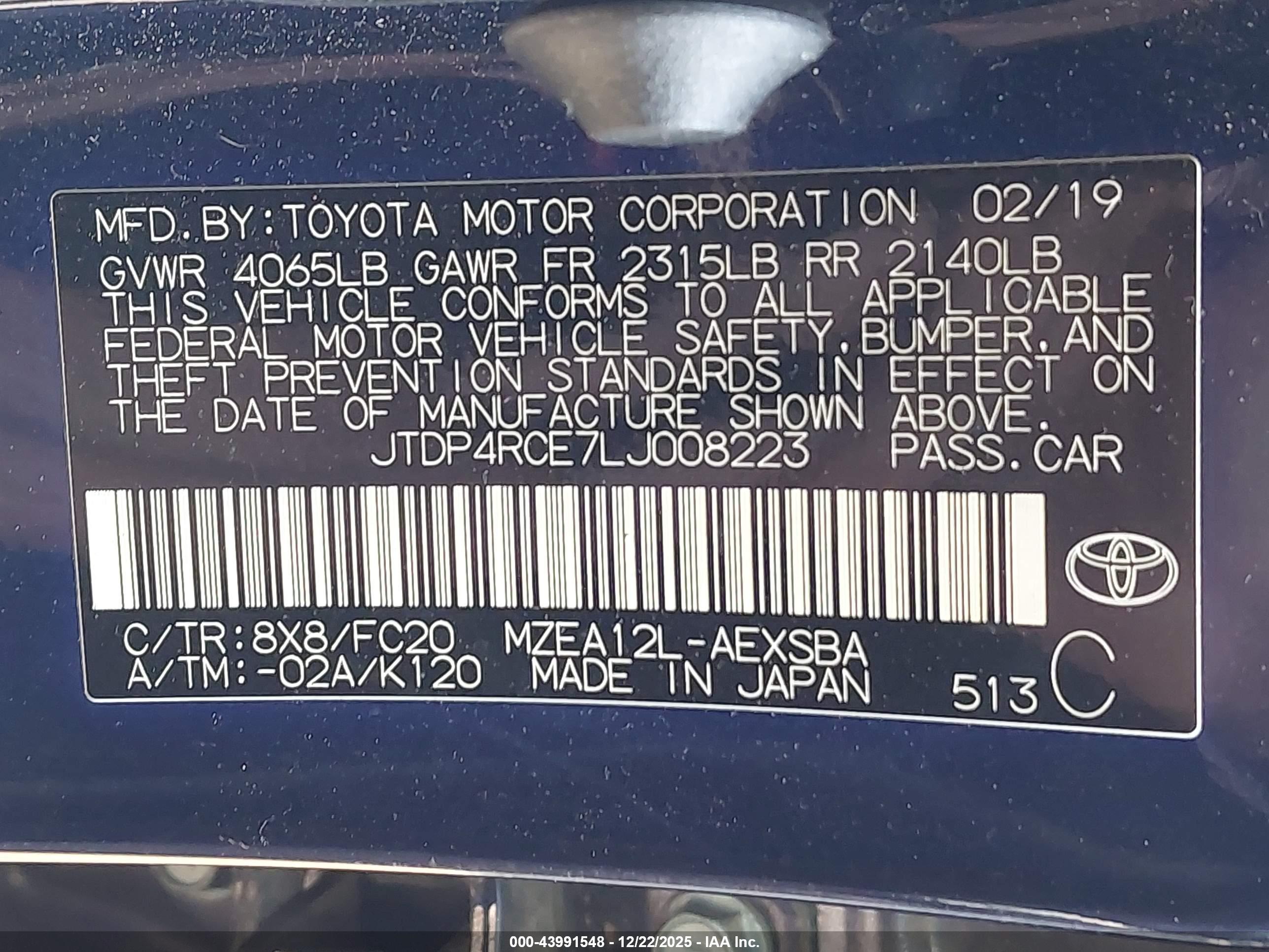 TOYOTA COROLLA image 9