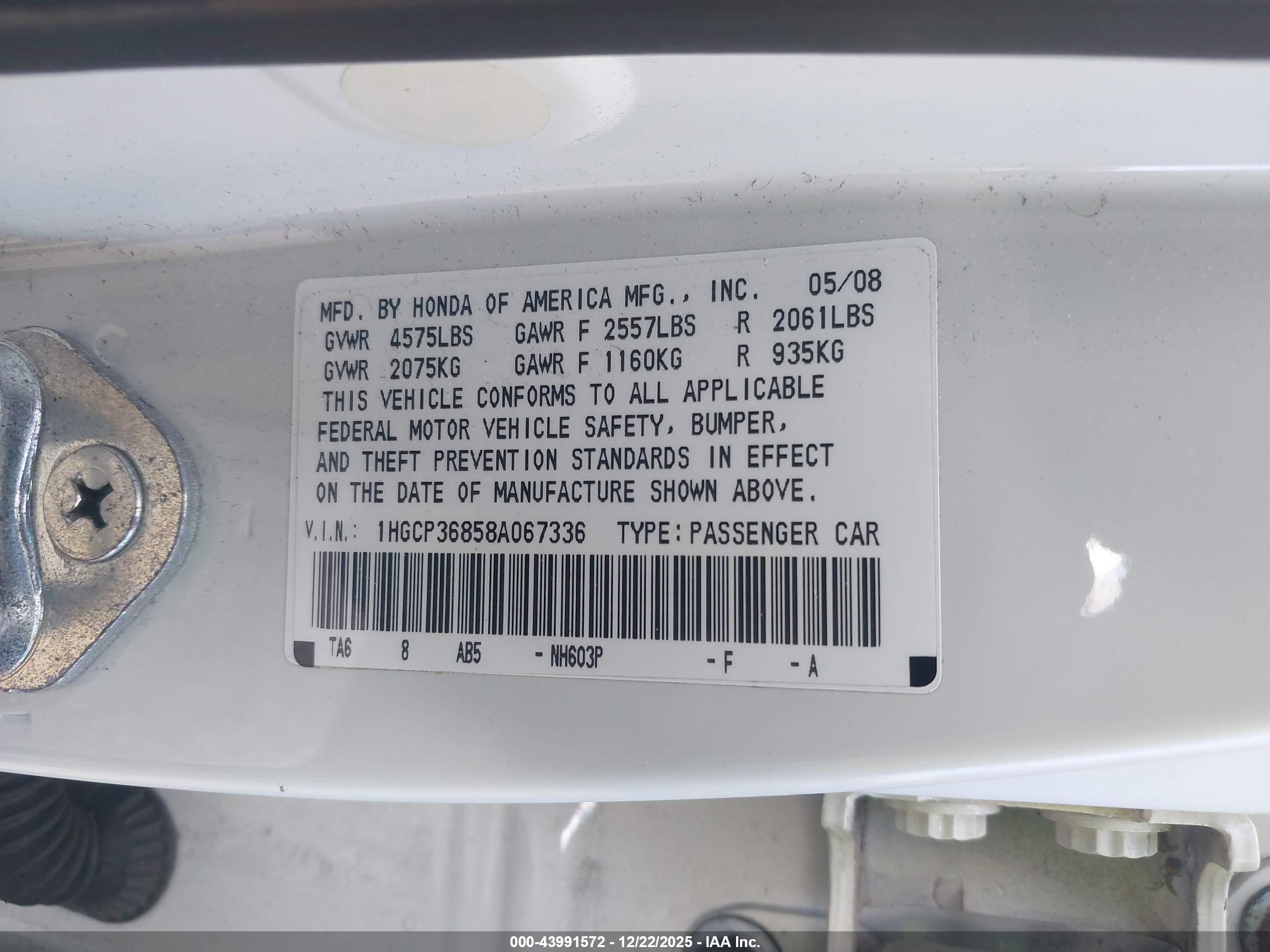 HONDA ACCORD image 9