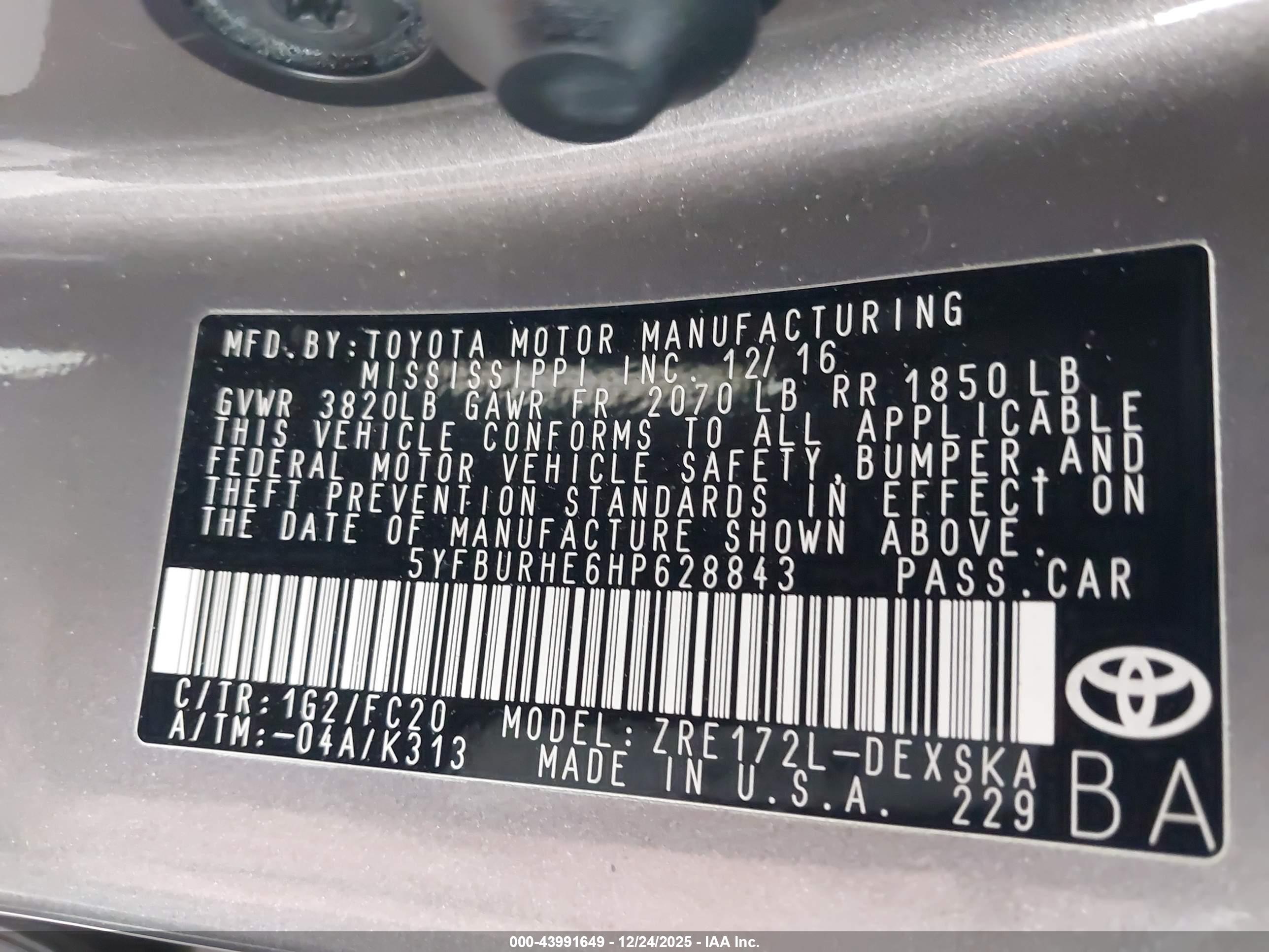 TOYOTA COROLLA image 9