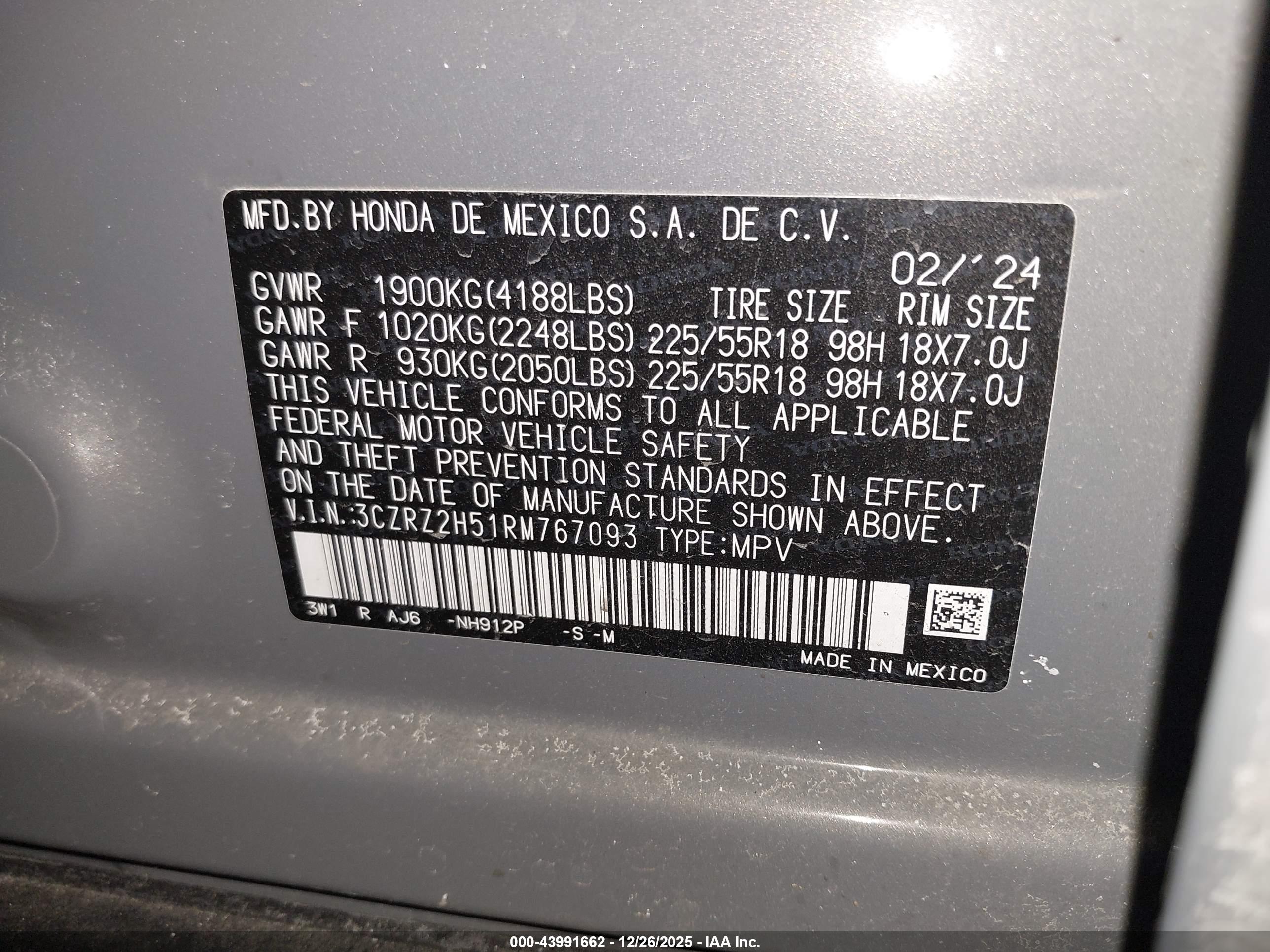 HONDA HR-V image 9