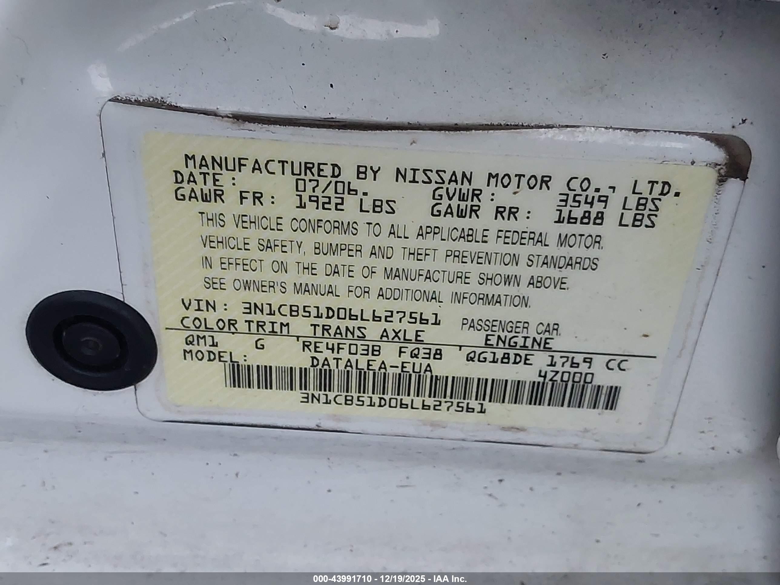 NISSAN SENTRA image 9
