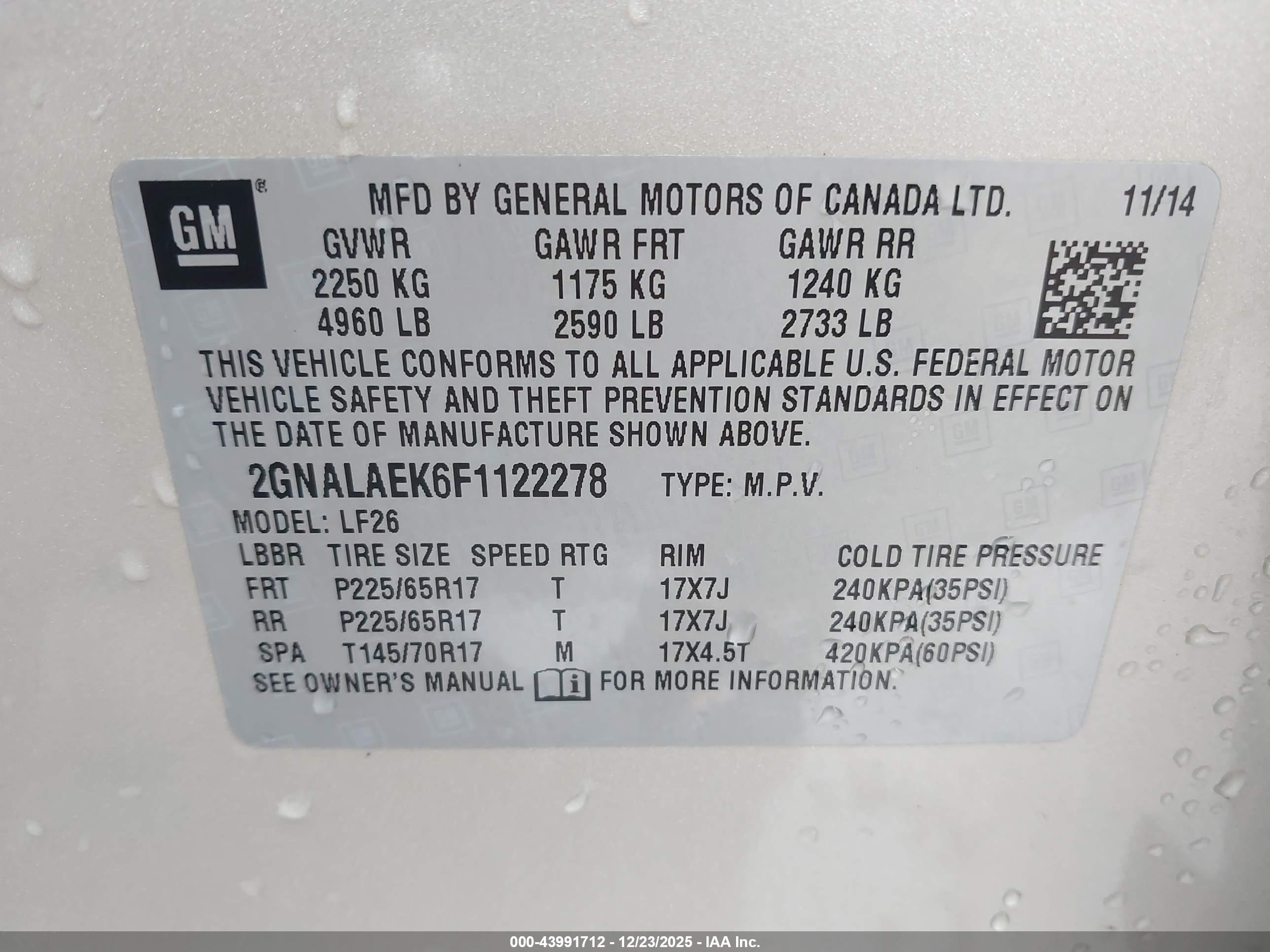 CHEVROLET EQUINOX image 9