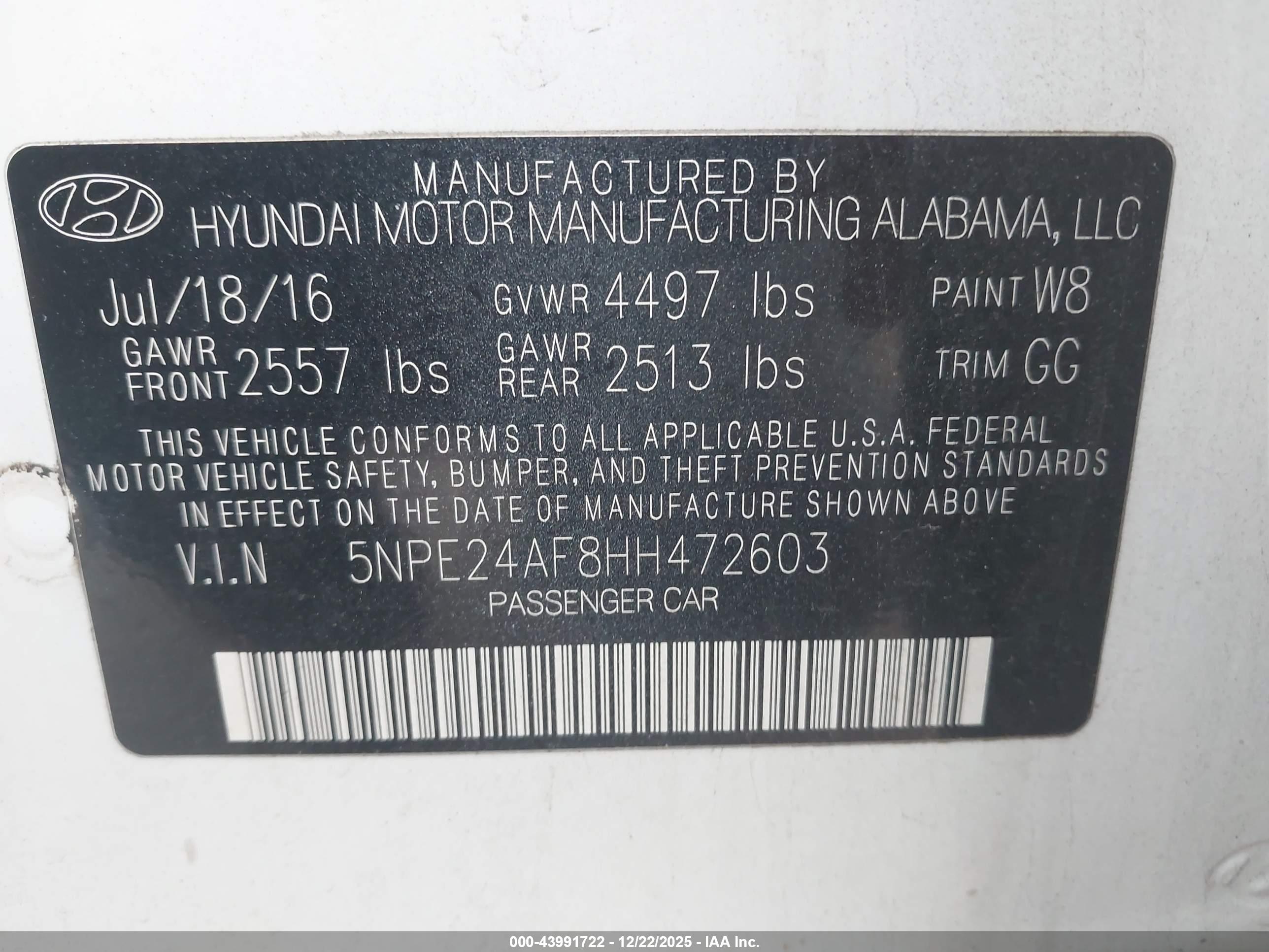 HYUNDAI SONATA image 9