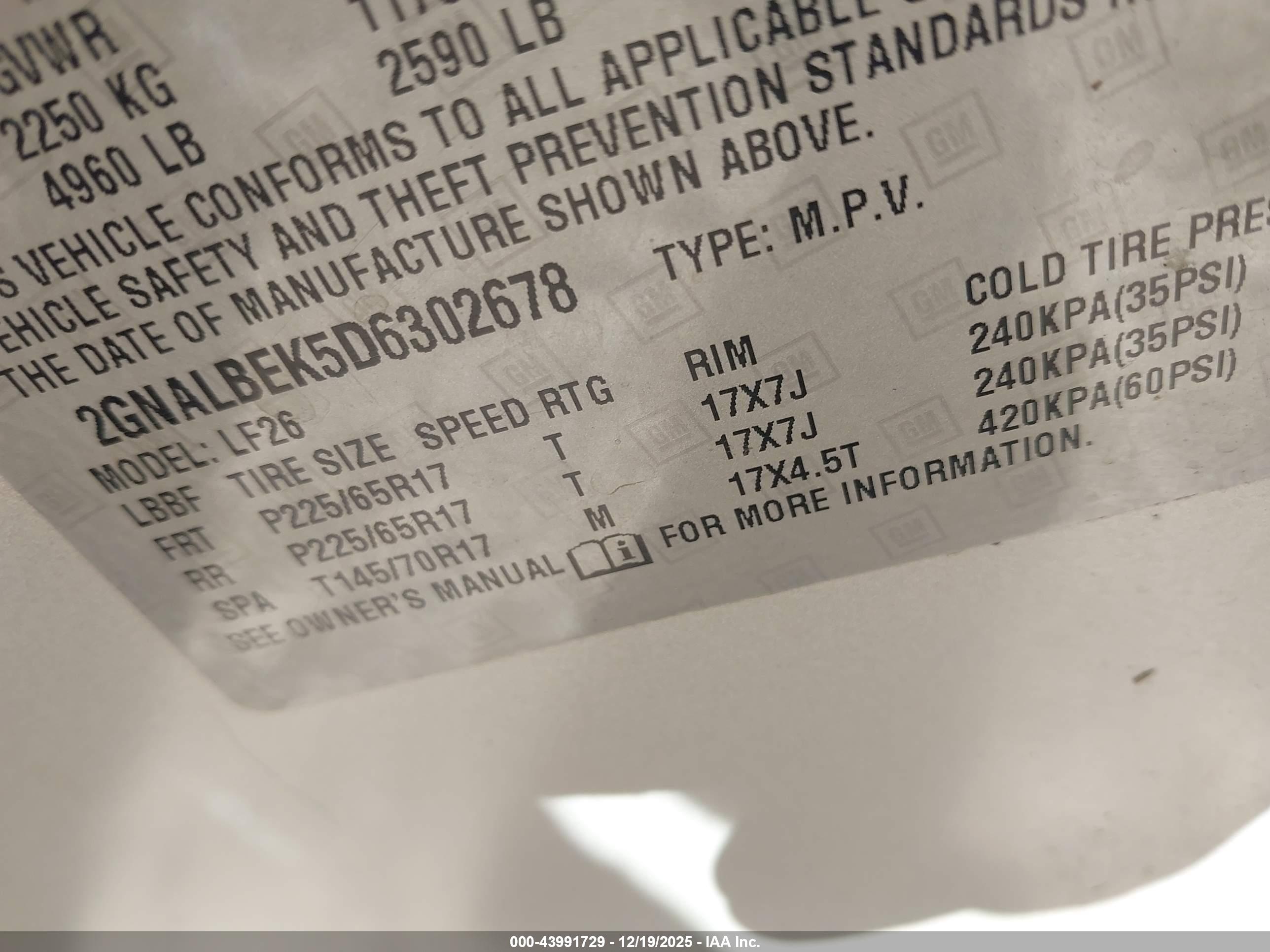 CHEVROLET EQUINOX image 9