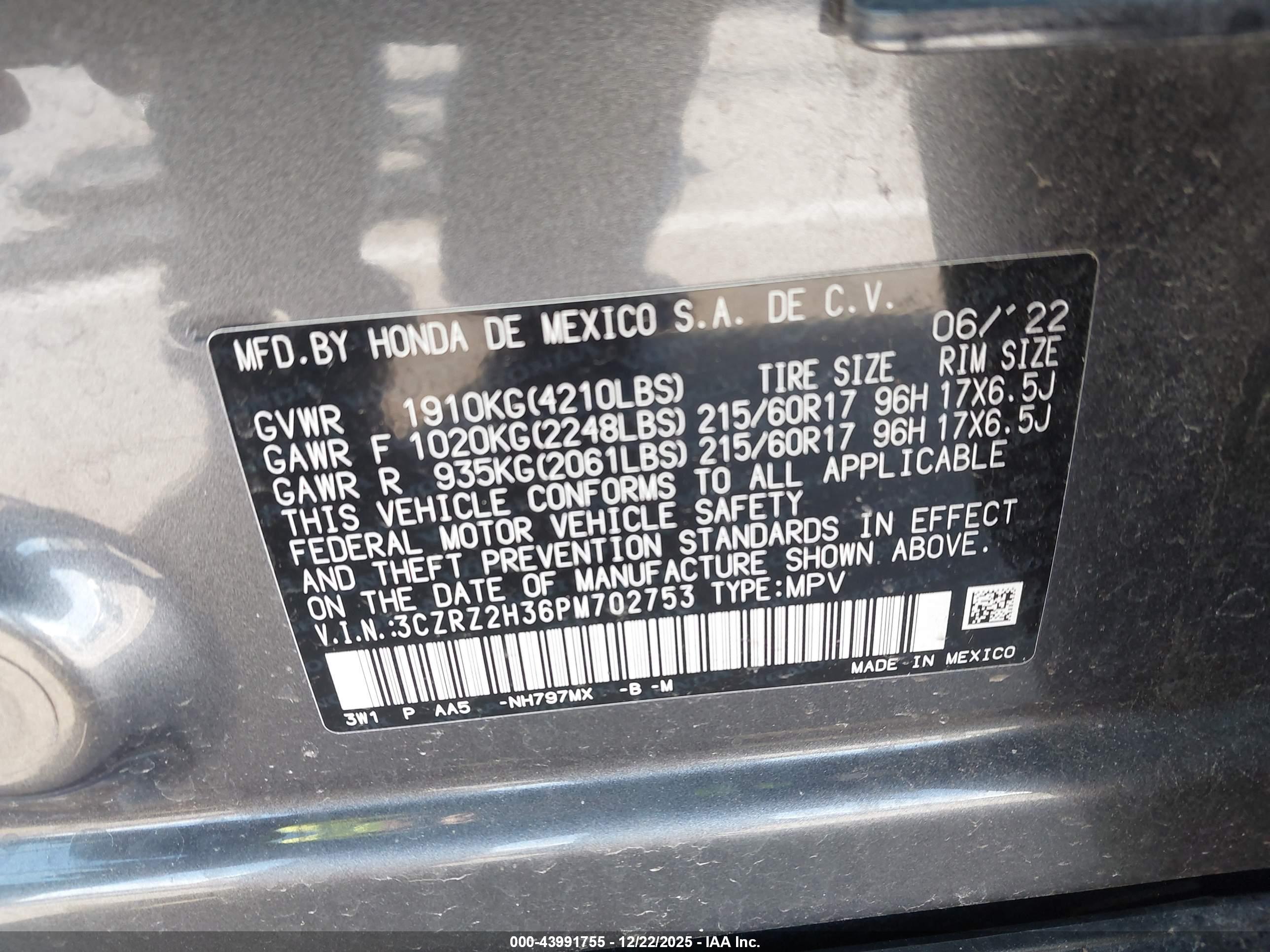 HONDA HR-V image 9