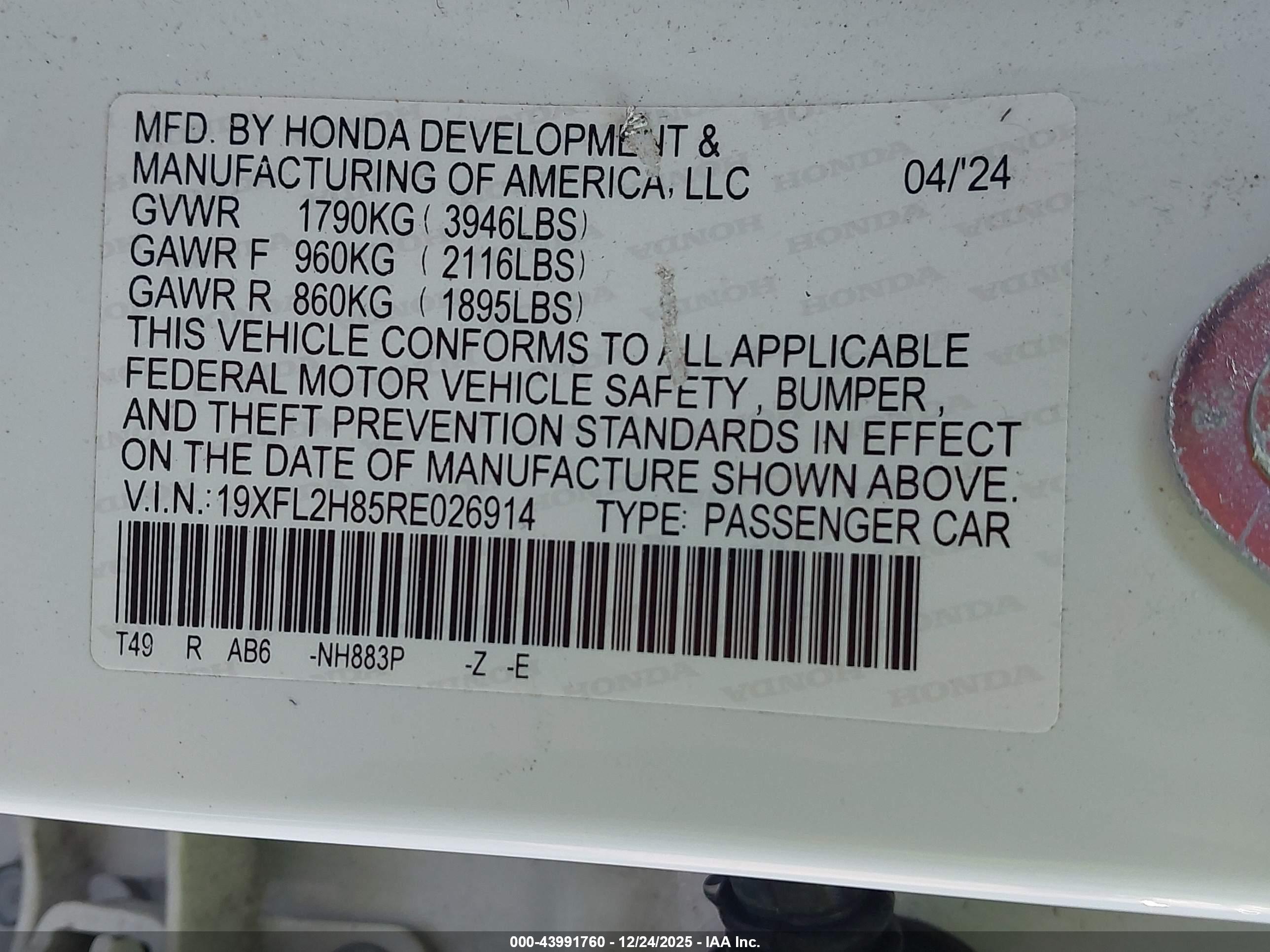 HONDA CIVIC image 9