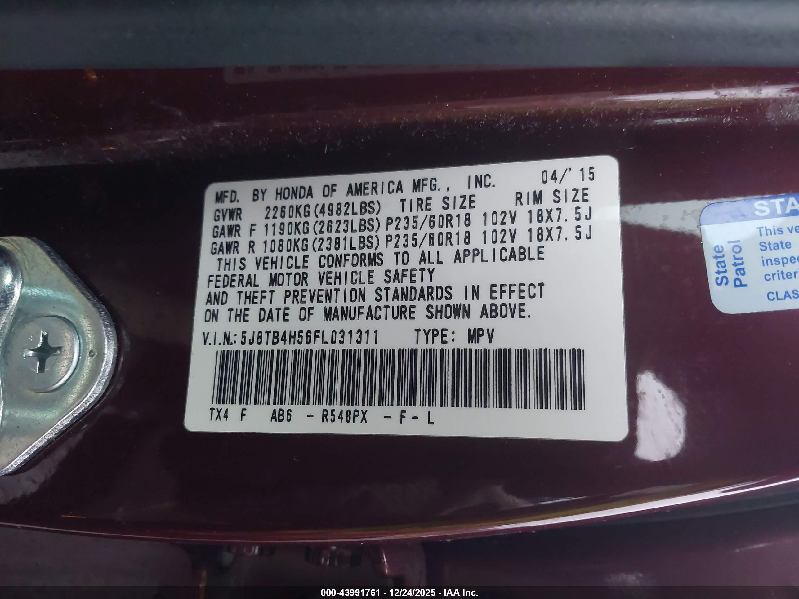 ACURA RDX image 9