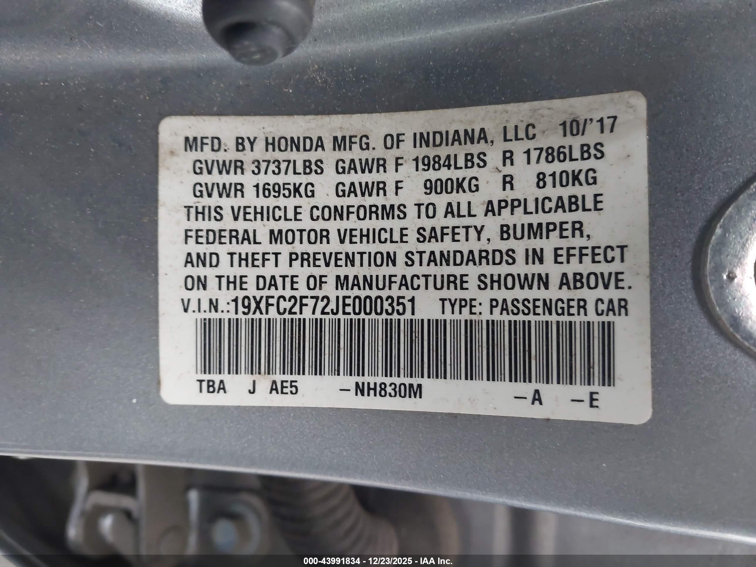 HONDA CIVIC image 9