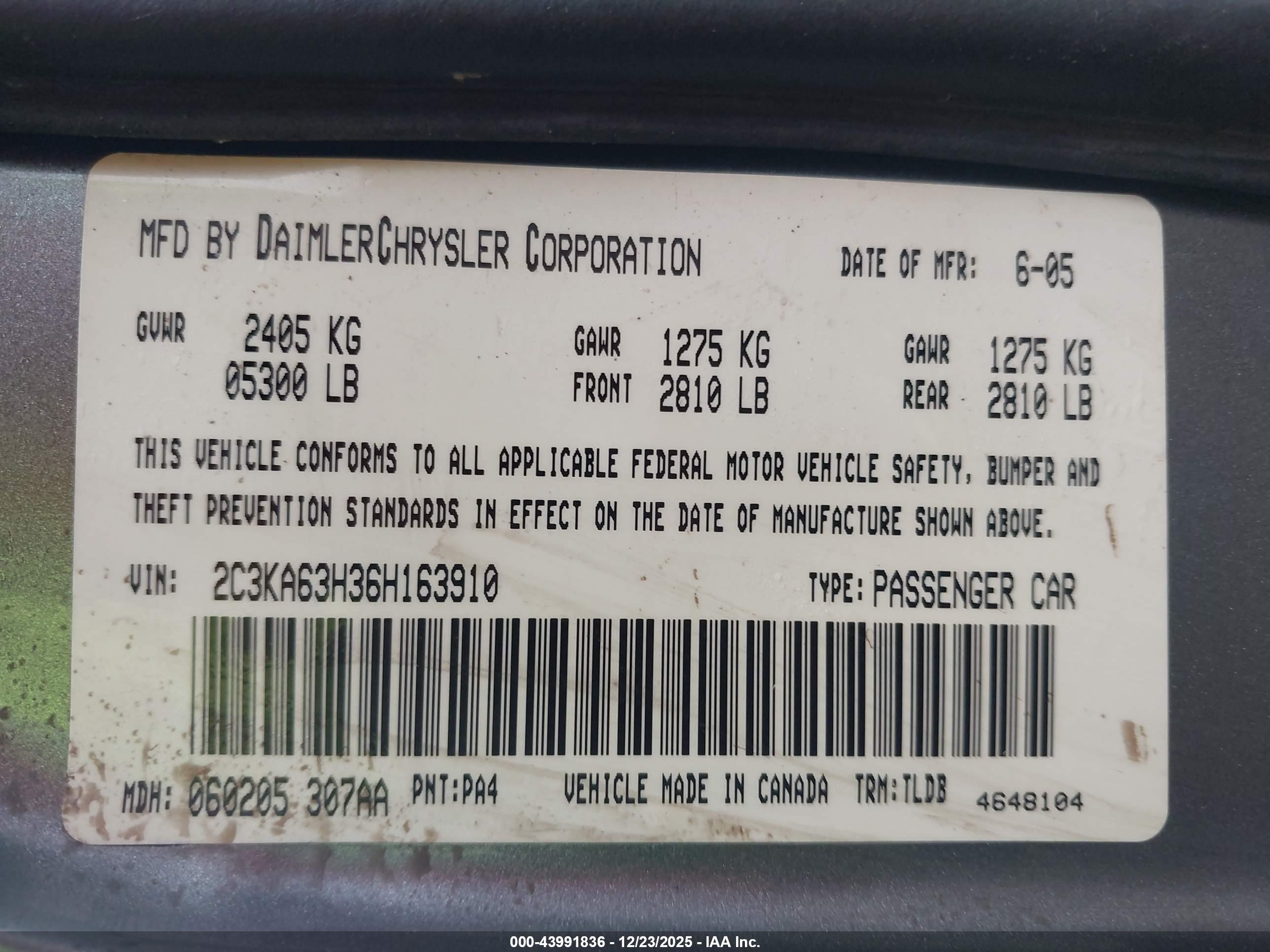 CHRYSLER 300C image 9