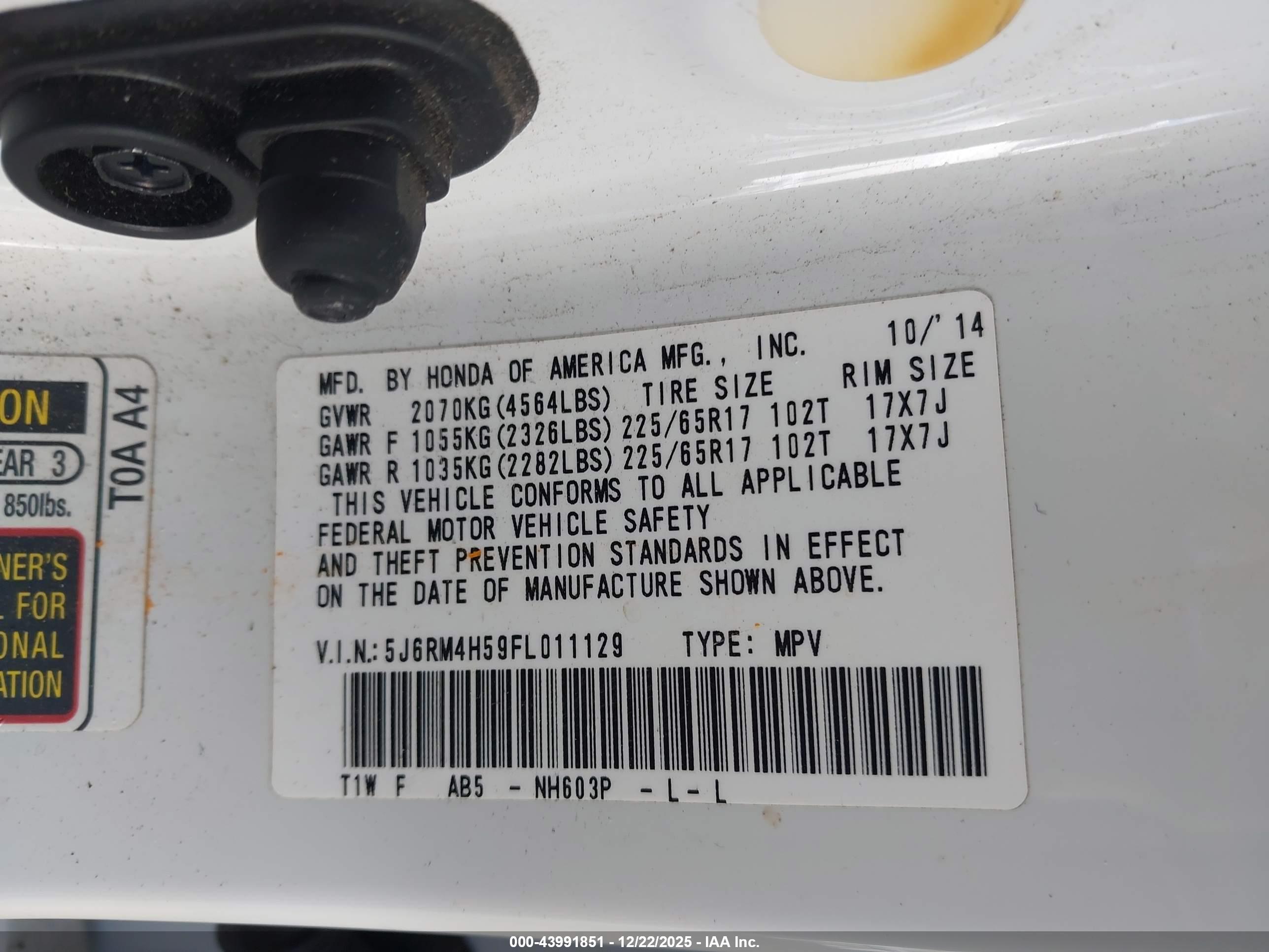 HONDA CR-V image 9