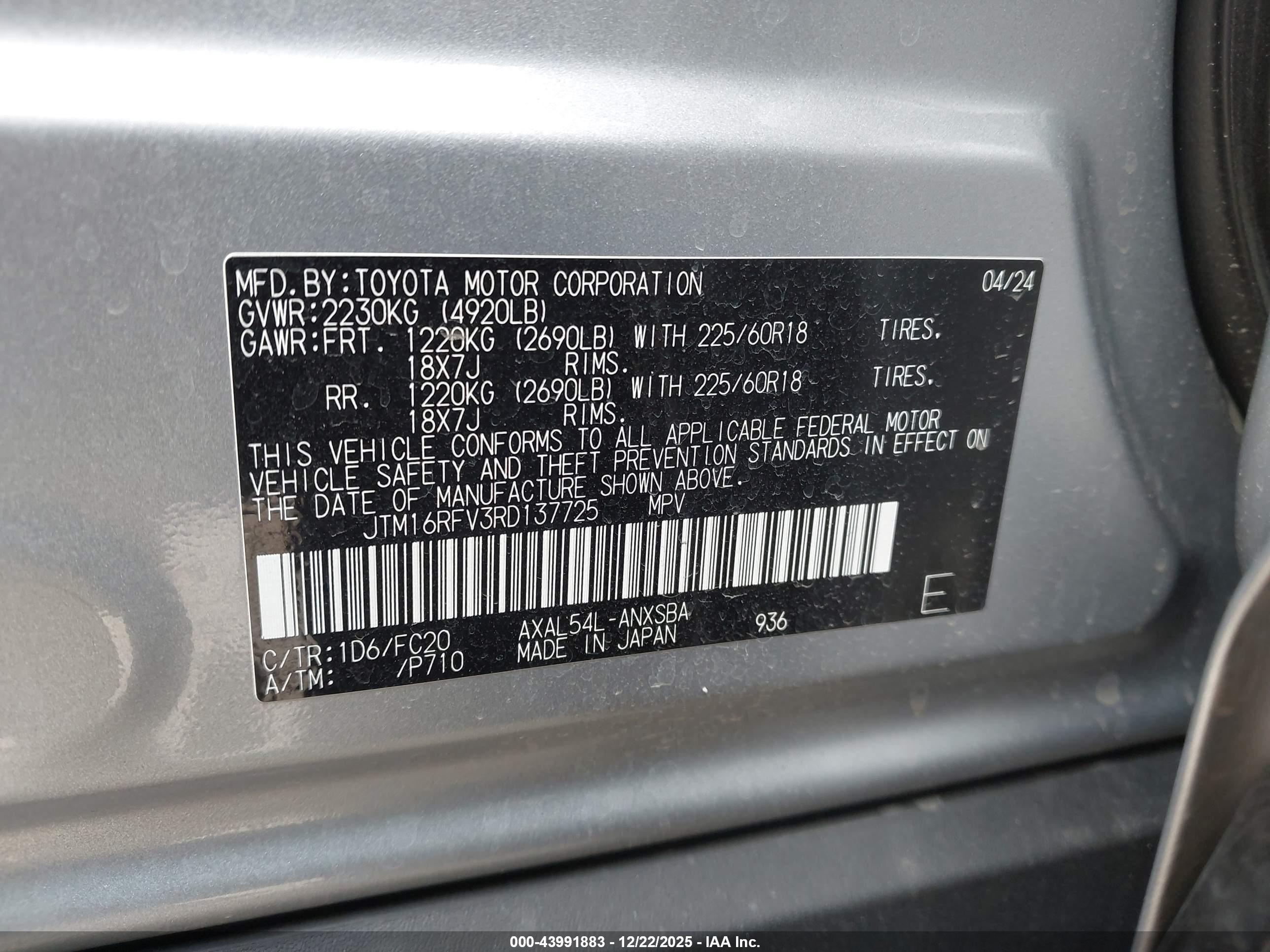 TOYOTA RAV4 image 9