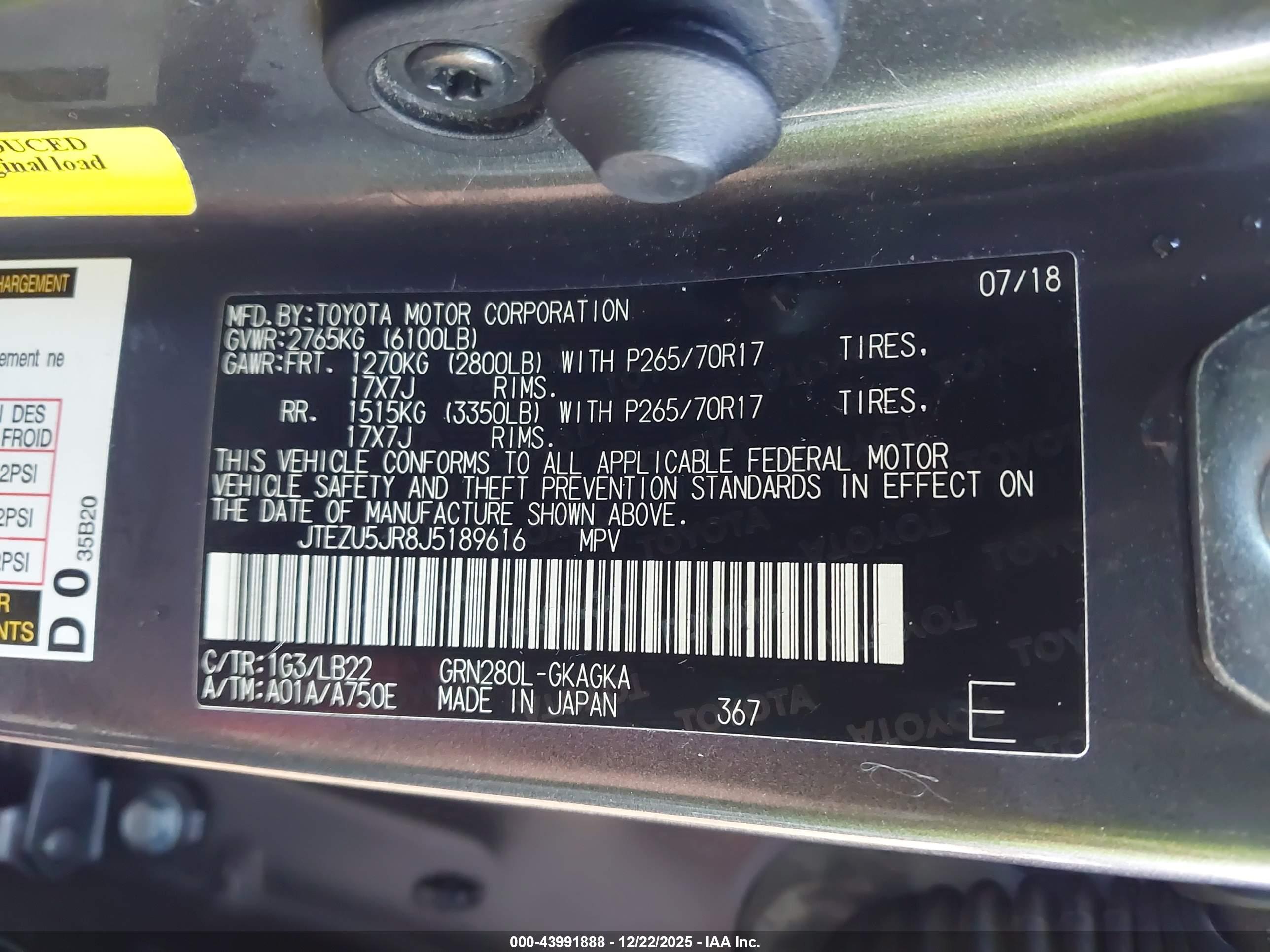 TOYOTA 4RUNNER image 9