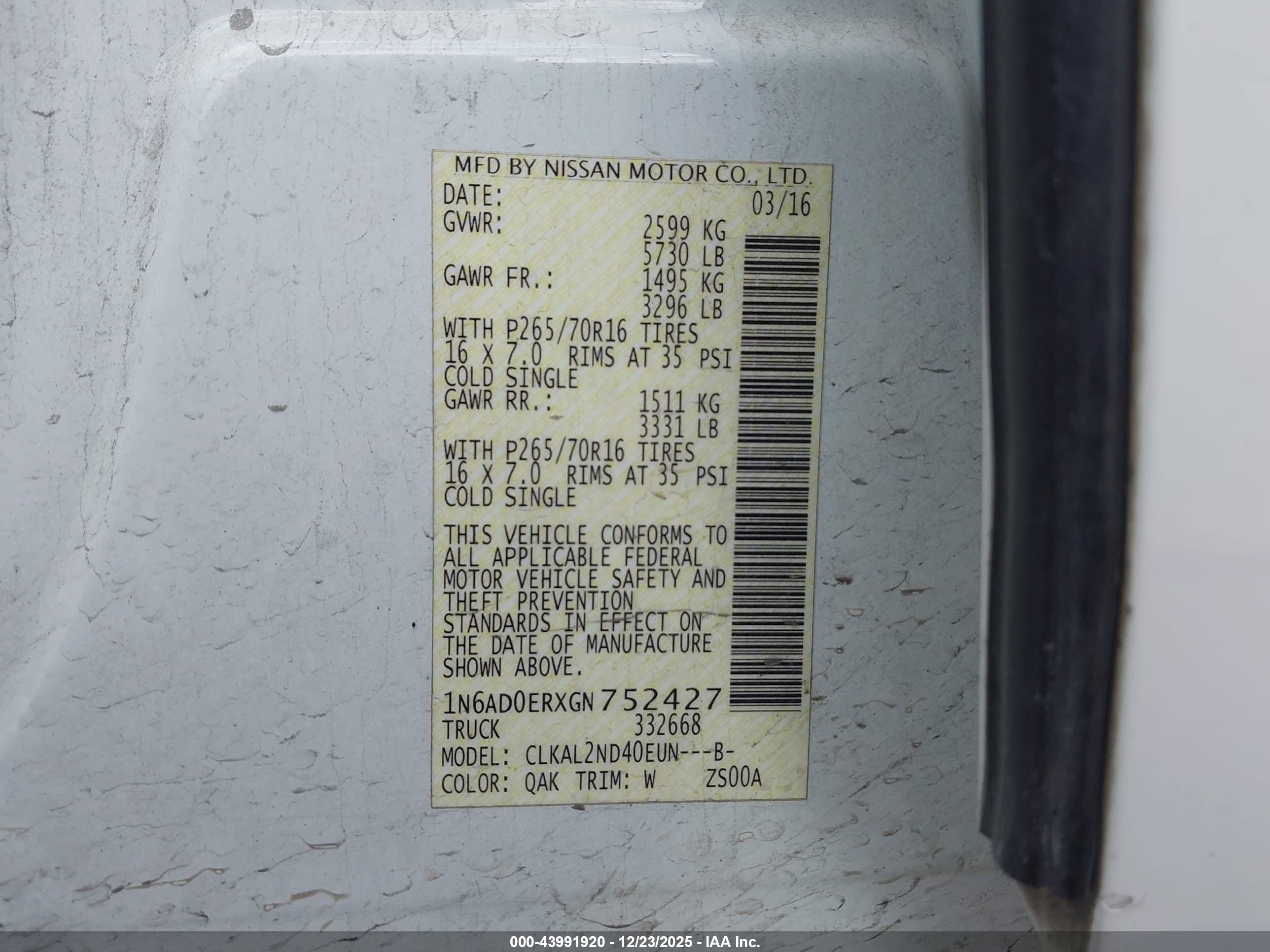 NISSAN FRONTIER image 9