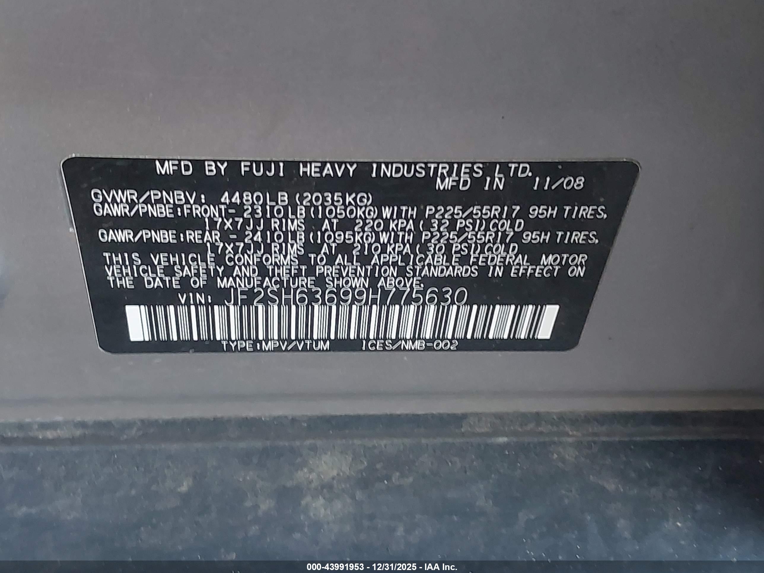 SUBARU FORESTER image 9