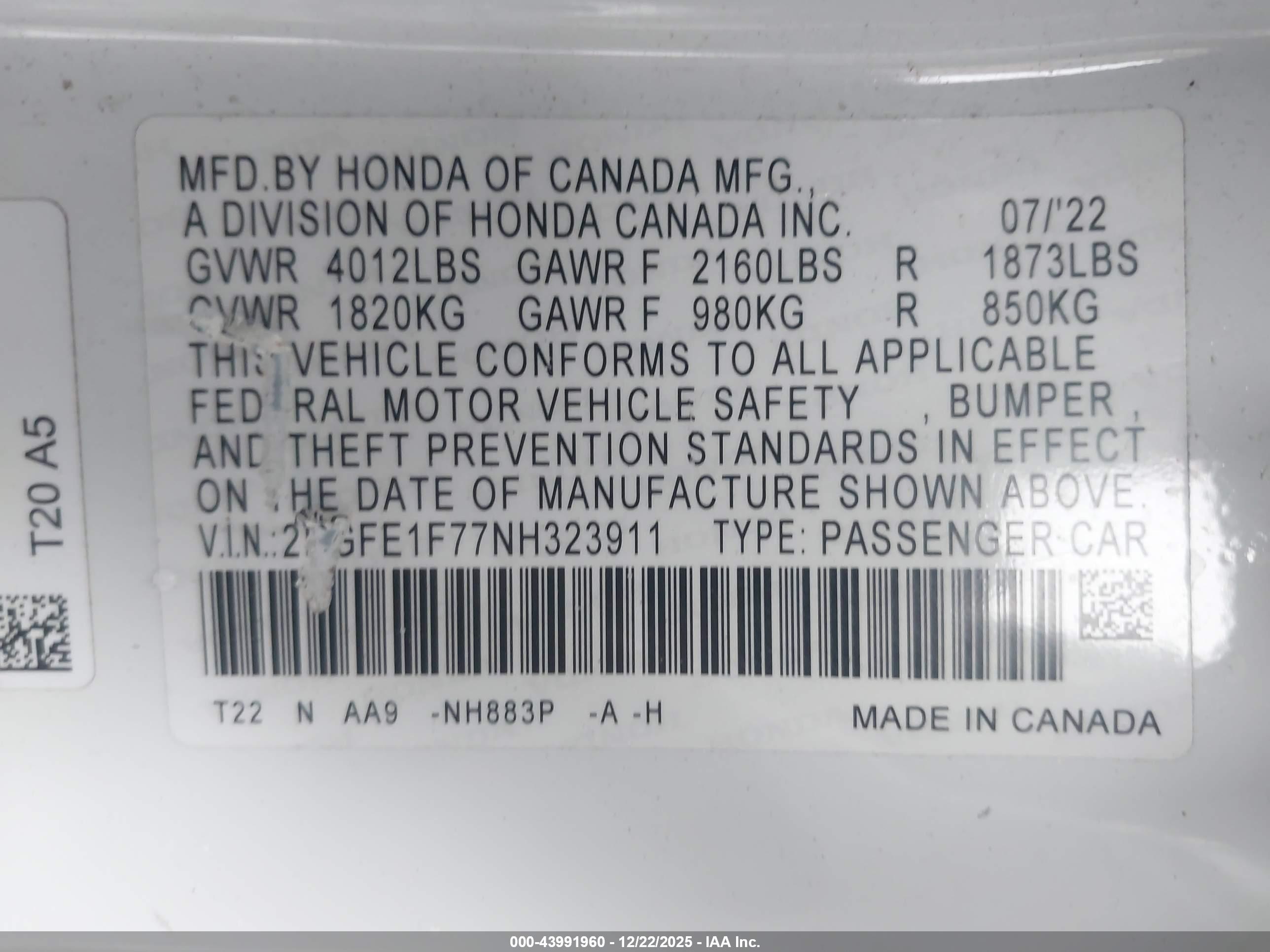 HONDA CIVIC image 9