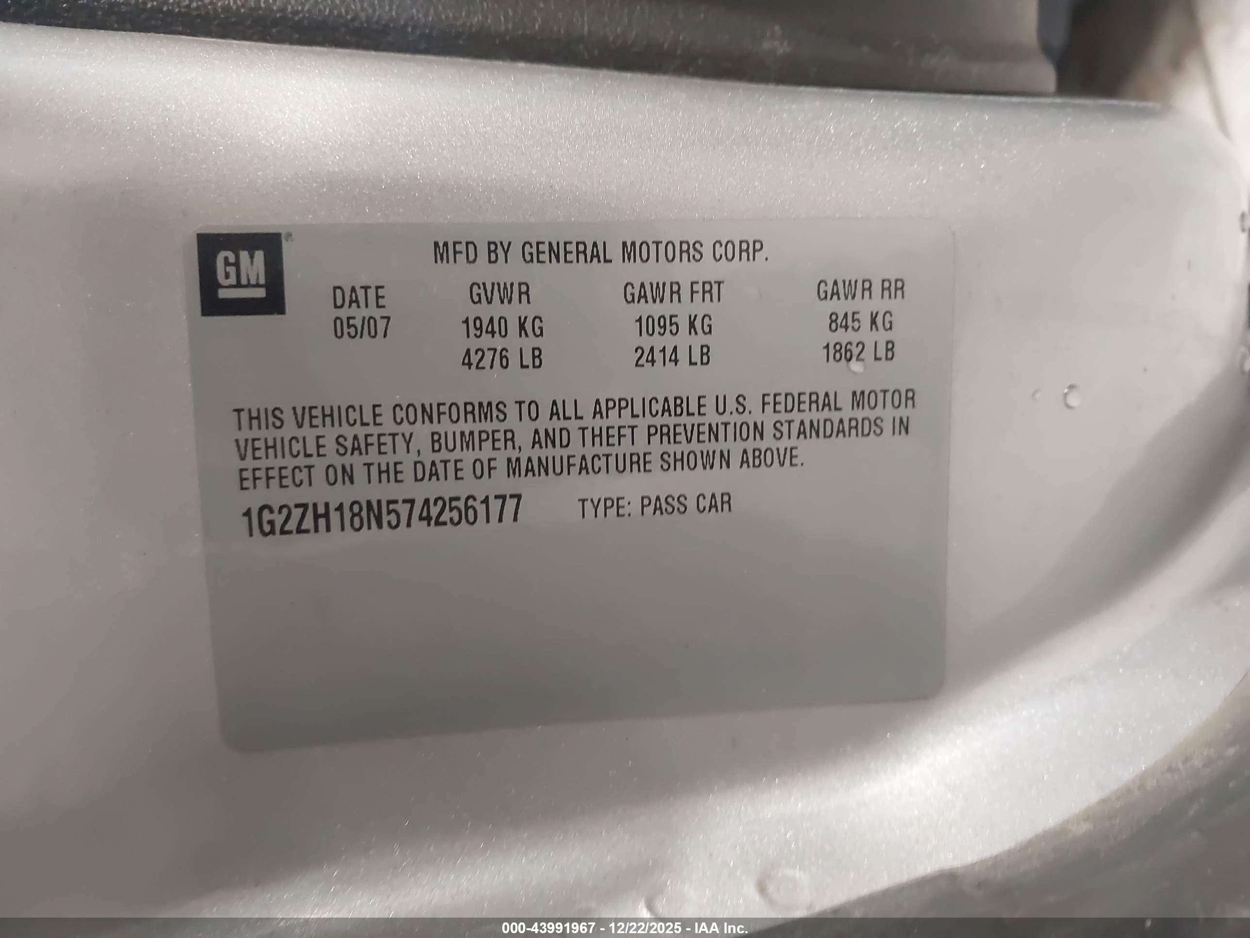 PONTIAC G6 image 9