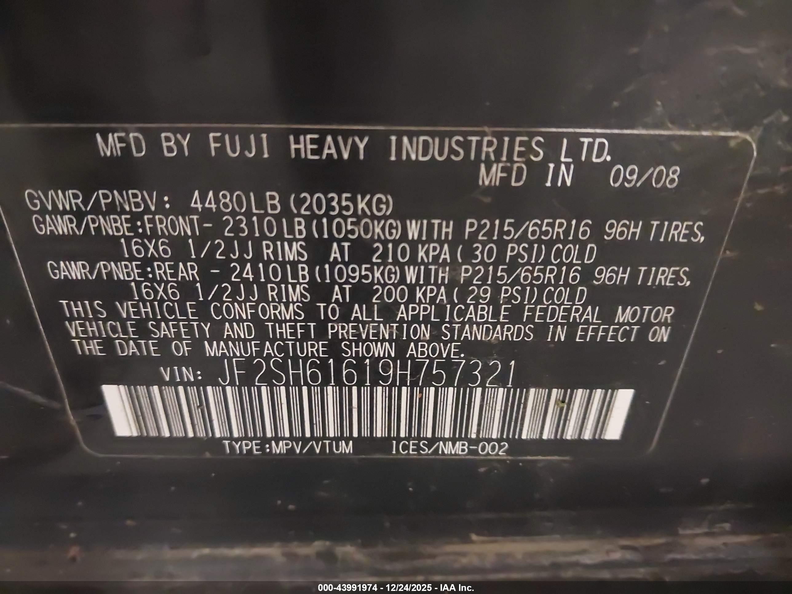 SUBARU FORESTER image 9