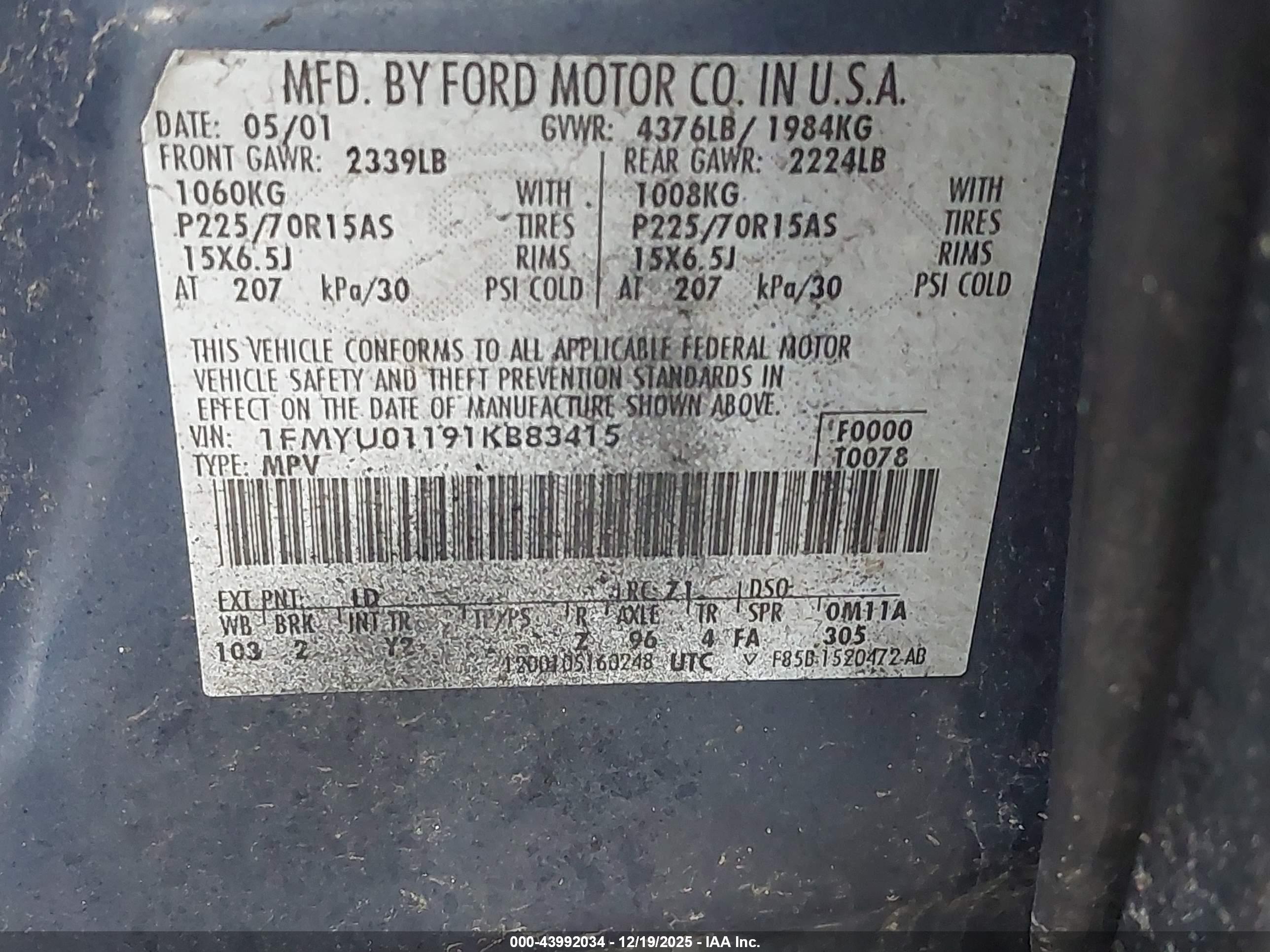FORD ESCAPE image 9
