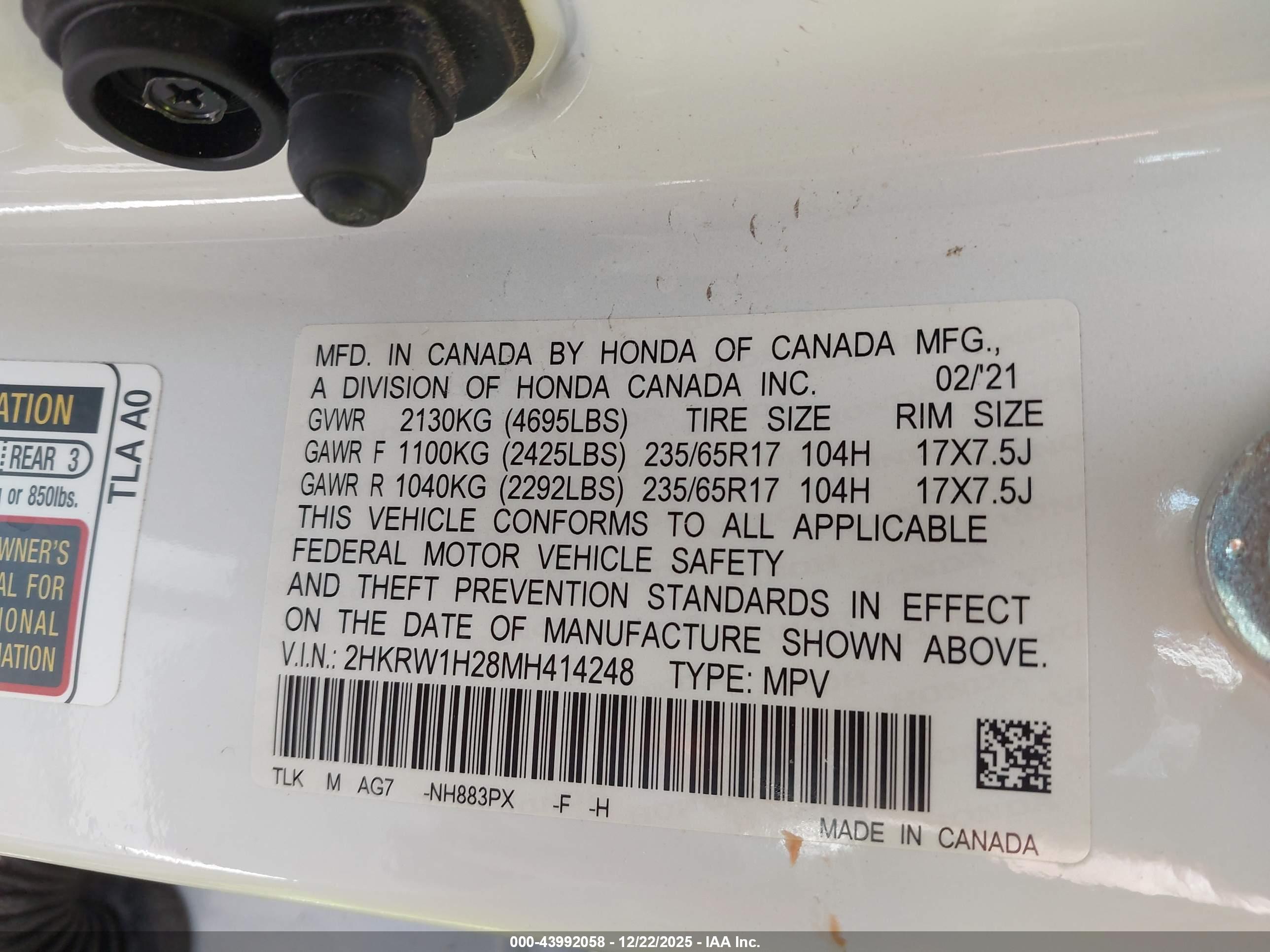 HONDA CR-V image 9