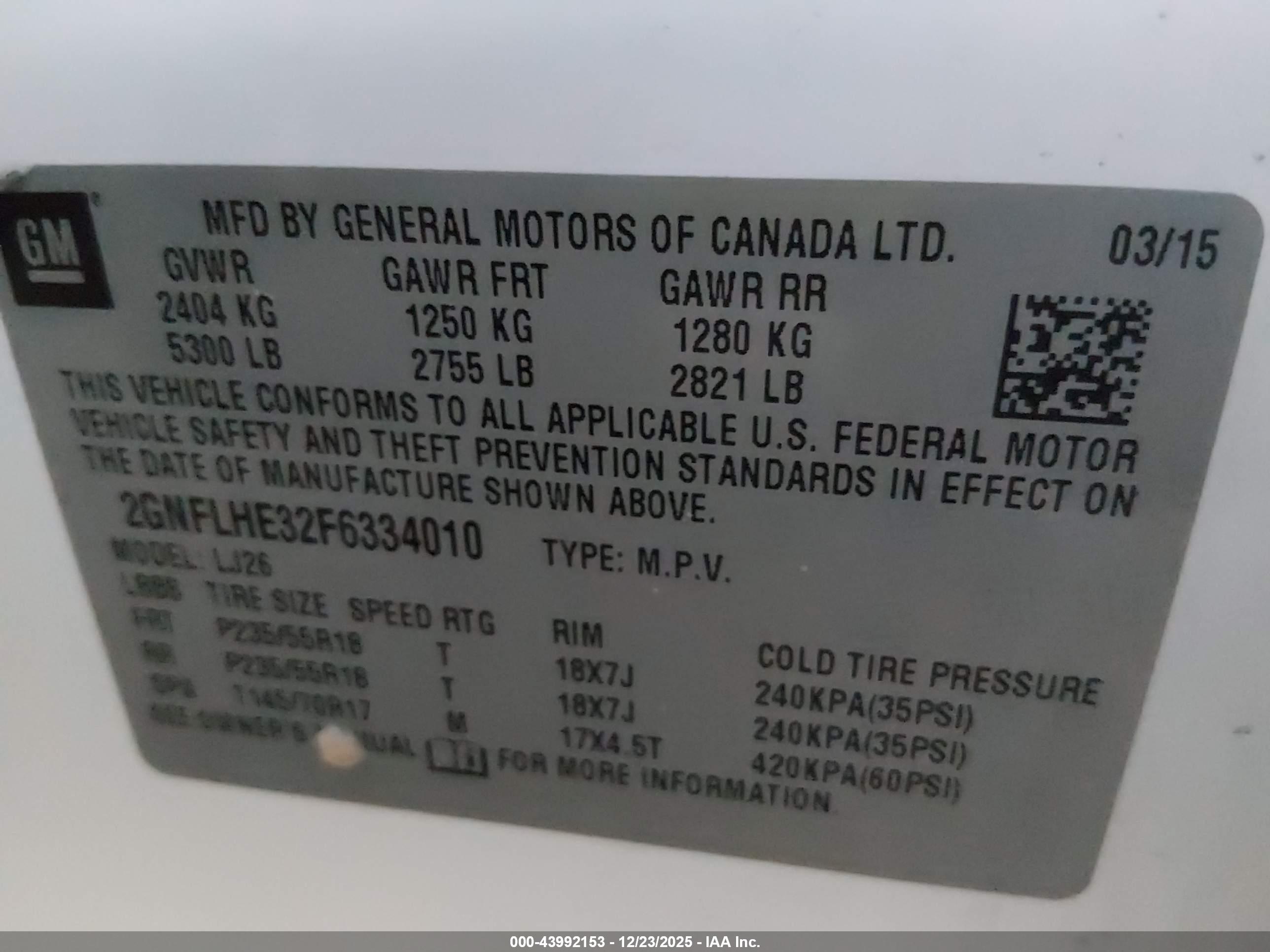 CHEVROLET EQUINOX image 9