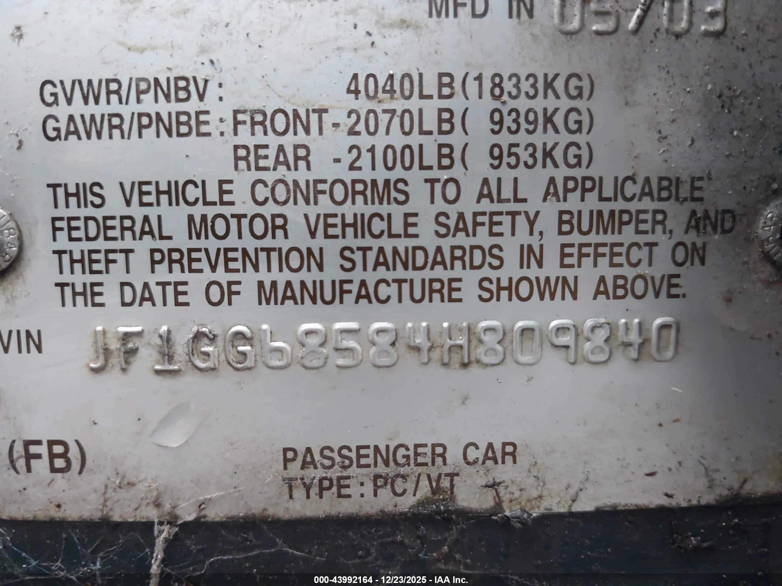 SUBARU IMPREZA image 9