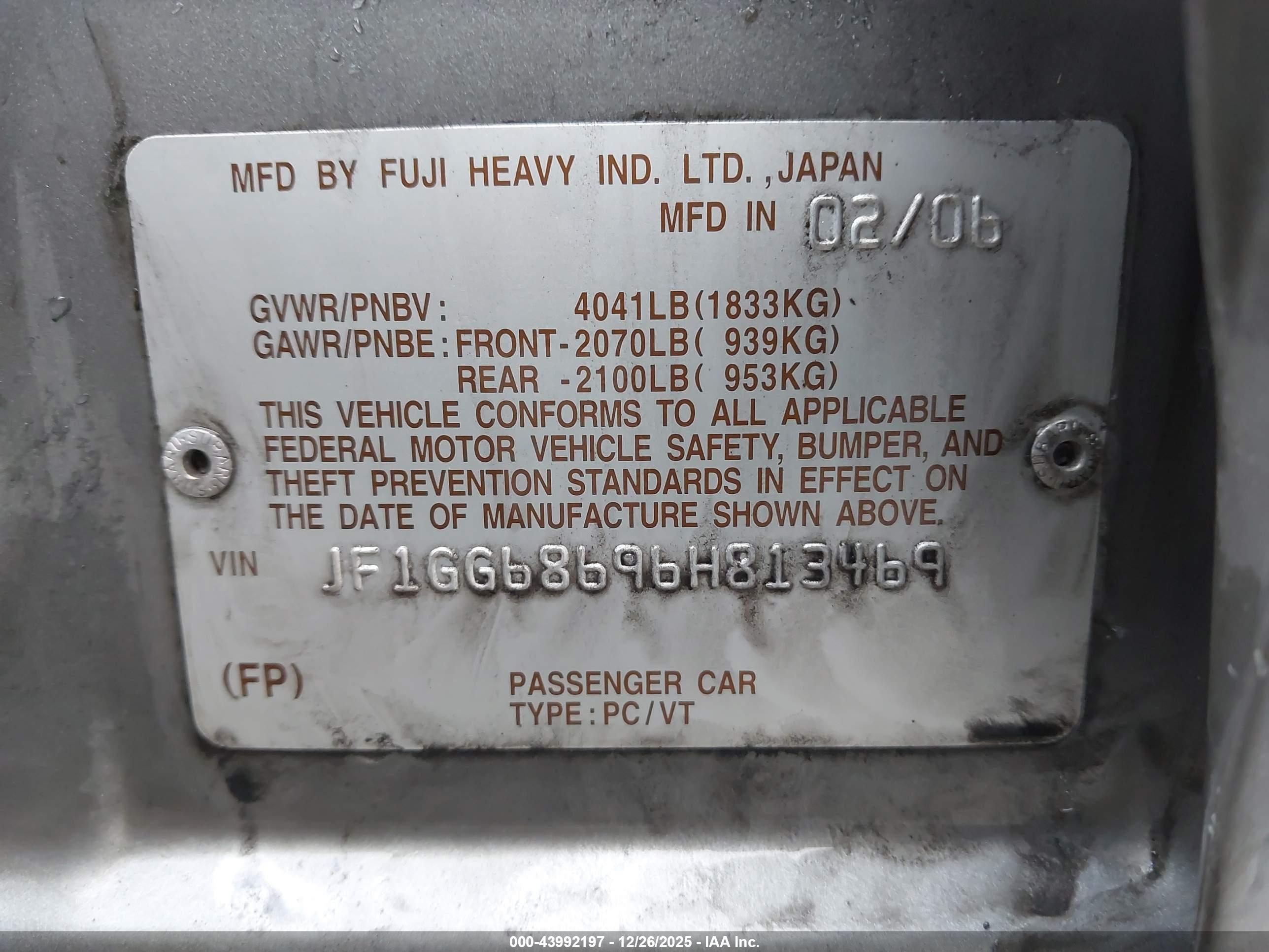 SUBARU IMPREZA image 9
