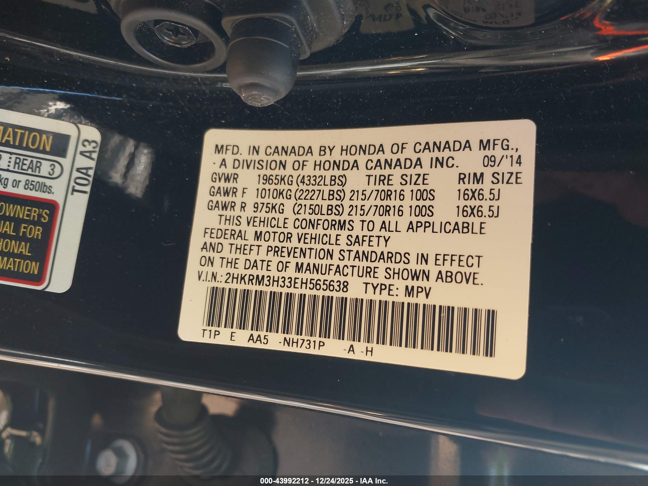 HONDA CR-V image 9