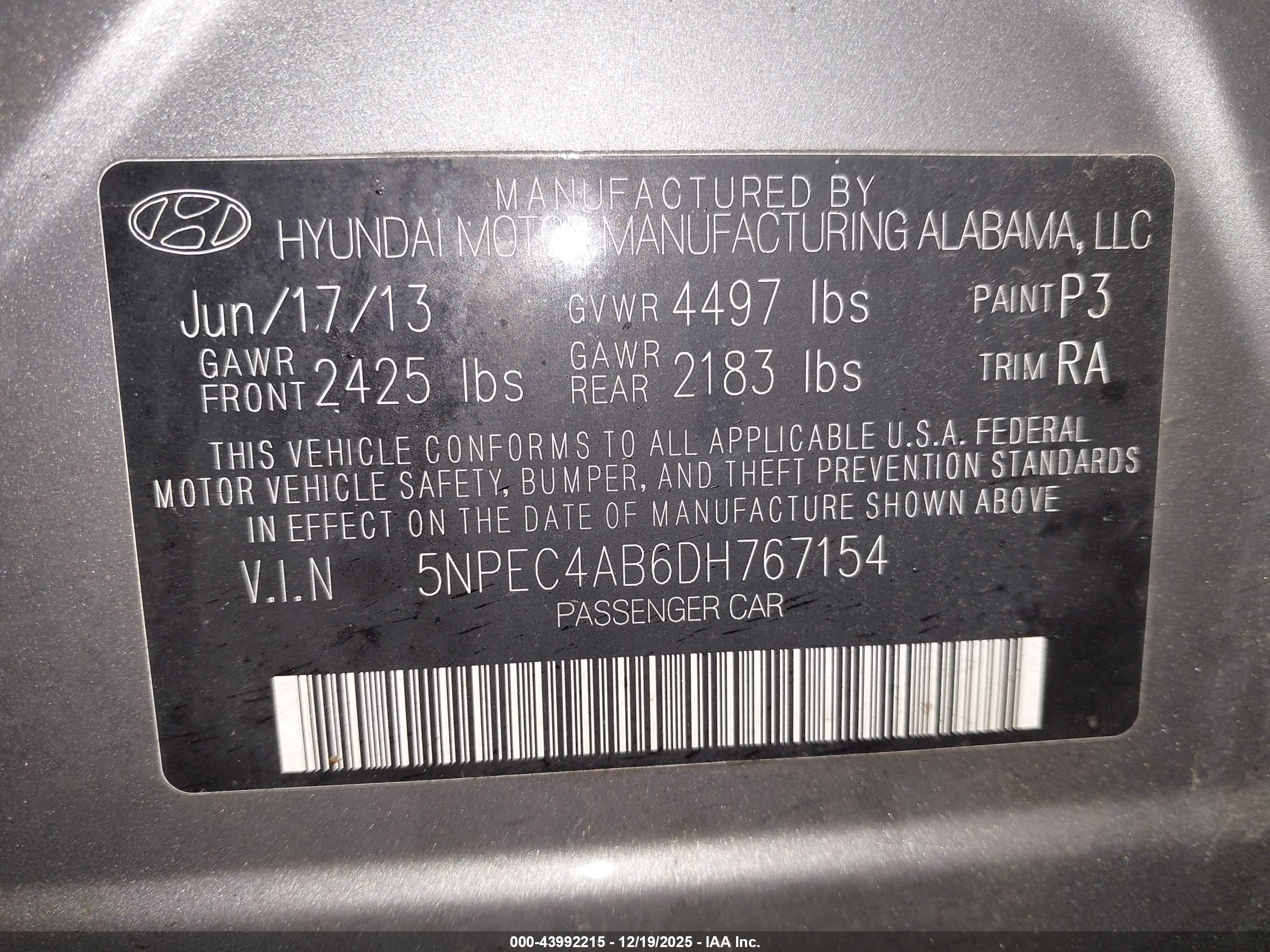 HYUNDAI SONATA image 9