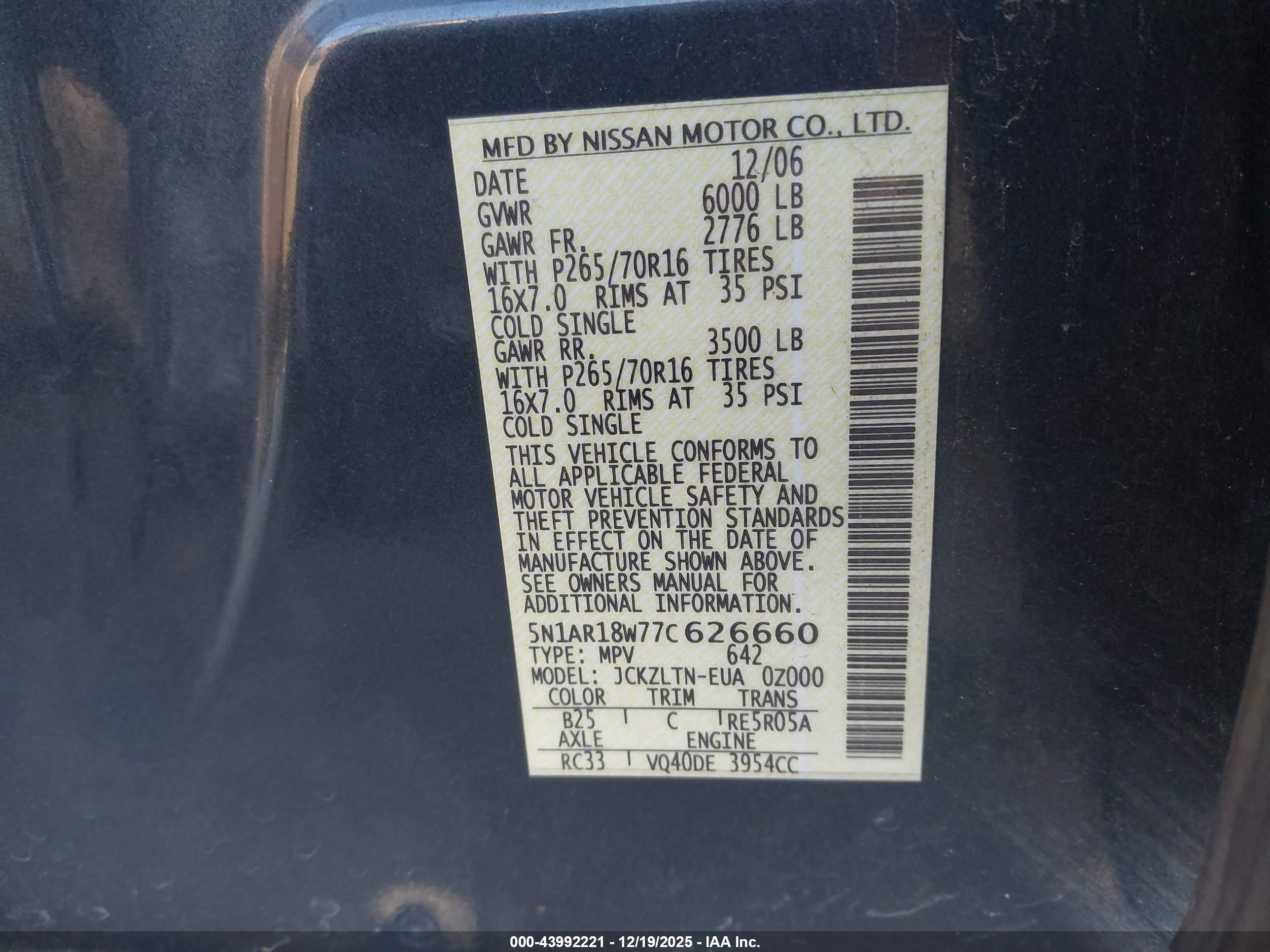 NISSAN PATHFINDER image 9