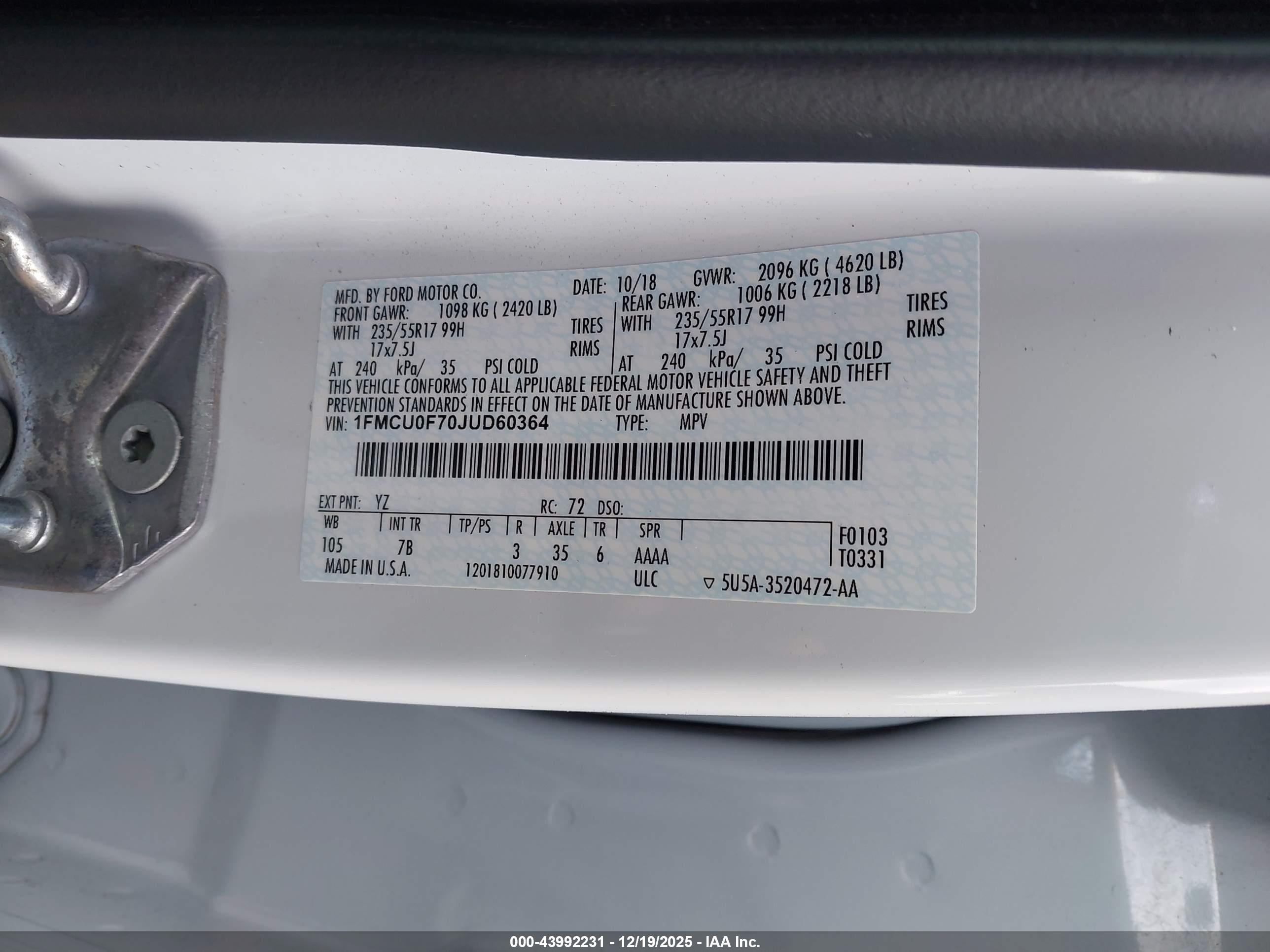 FORD ESCAPE image 9