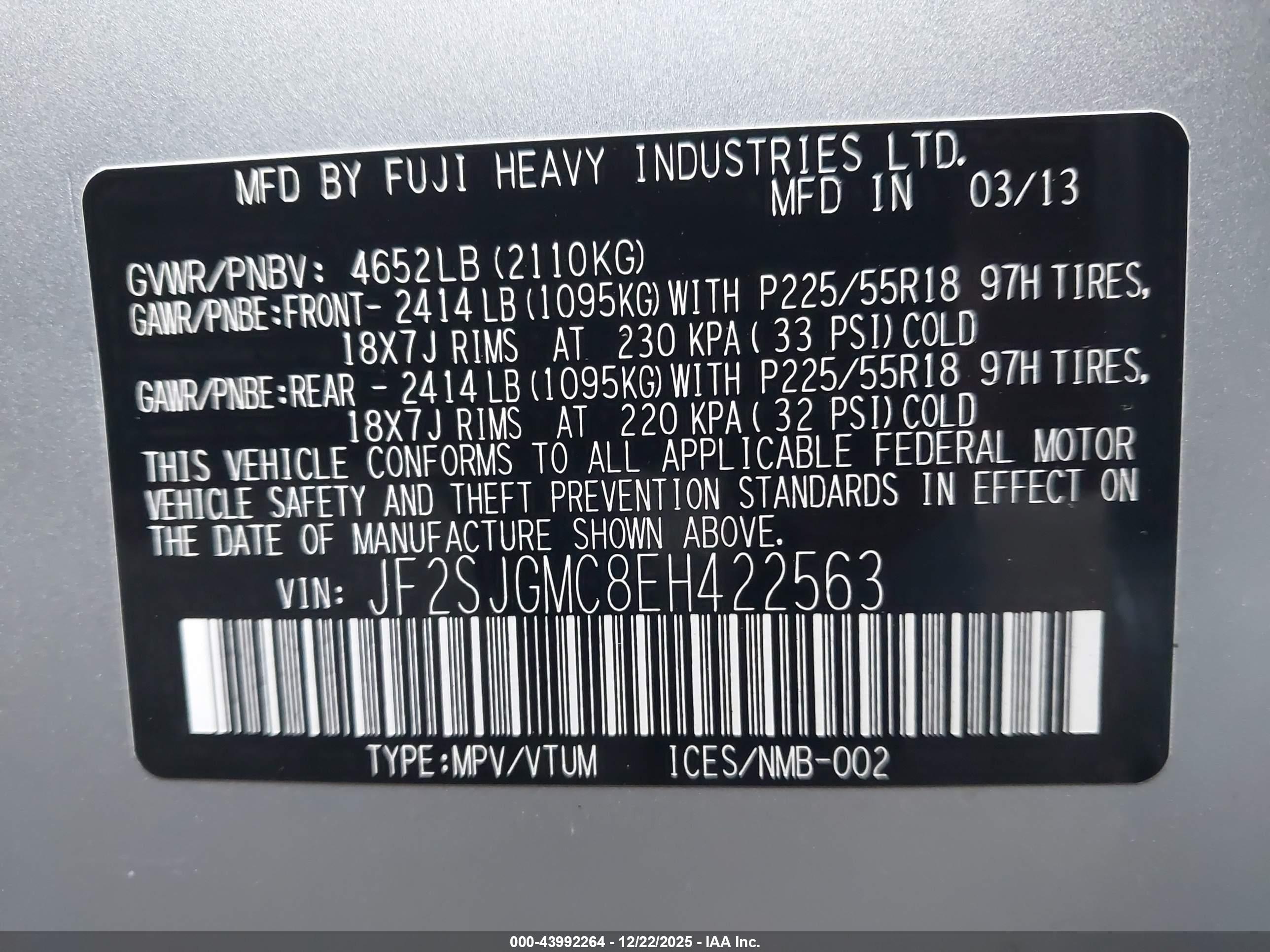 SUBARU FORESTER image 9