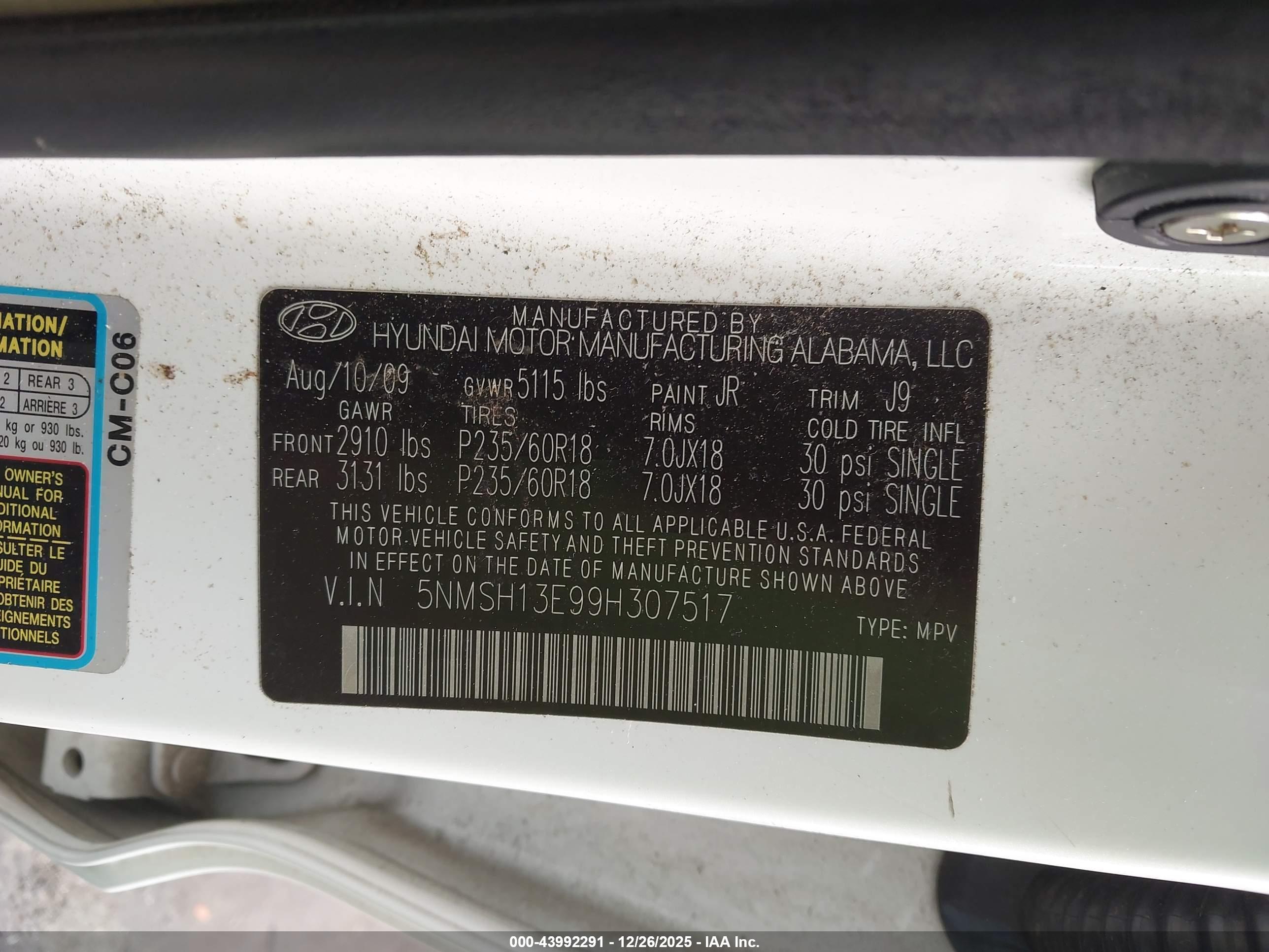 HYUNDAI SANTA image 9