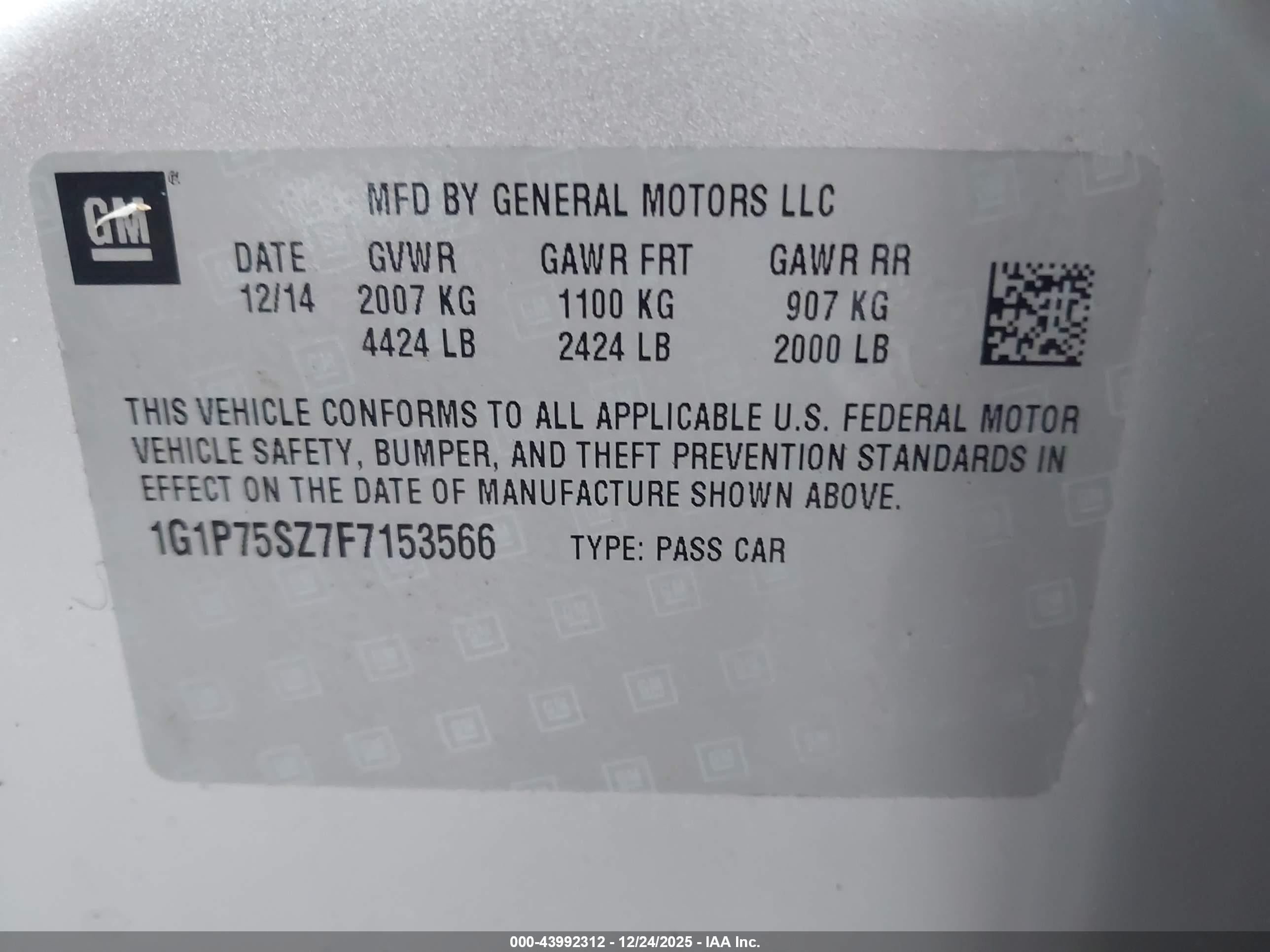 CHEVROLET CRUZE image 9