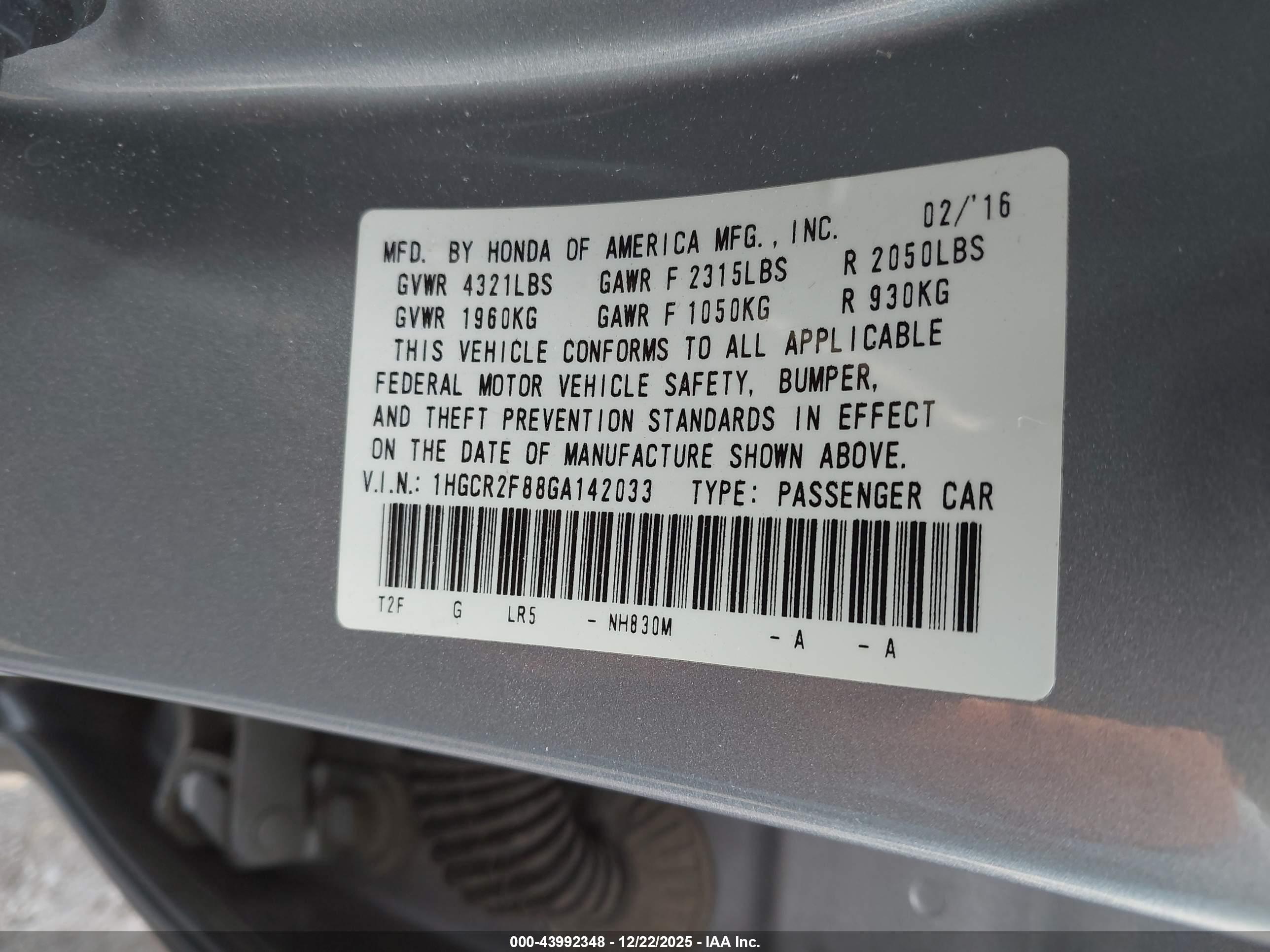 HONDA ACCORD image 9