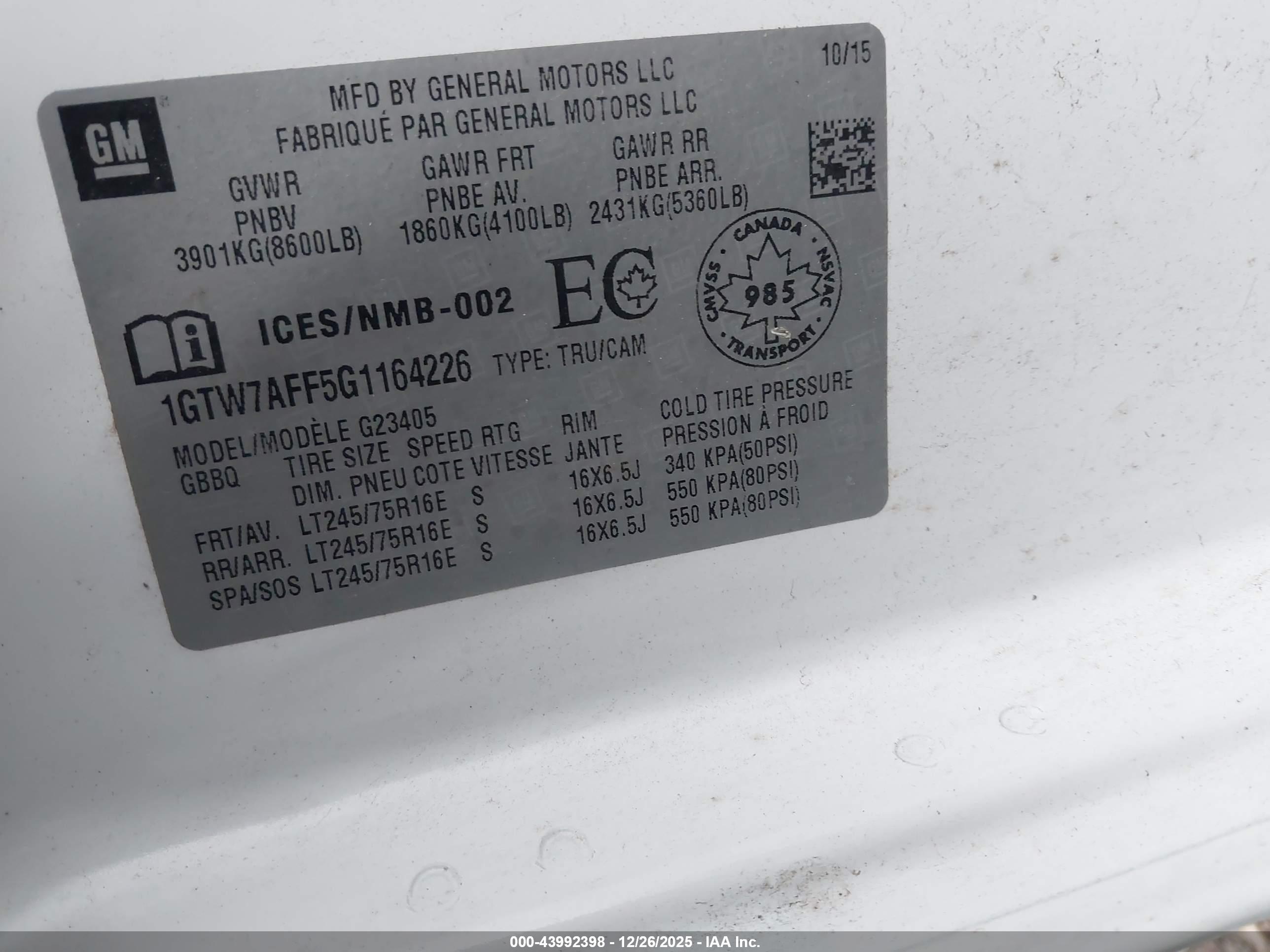 GMC SAVANA image 9