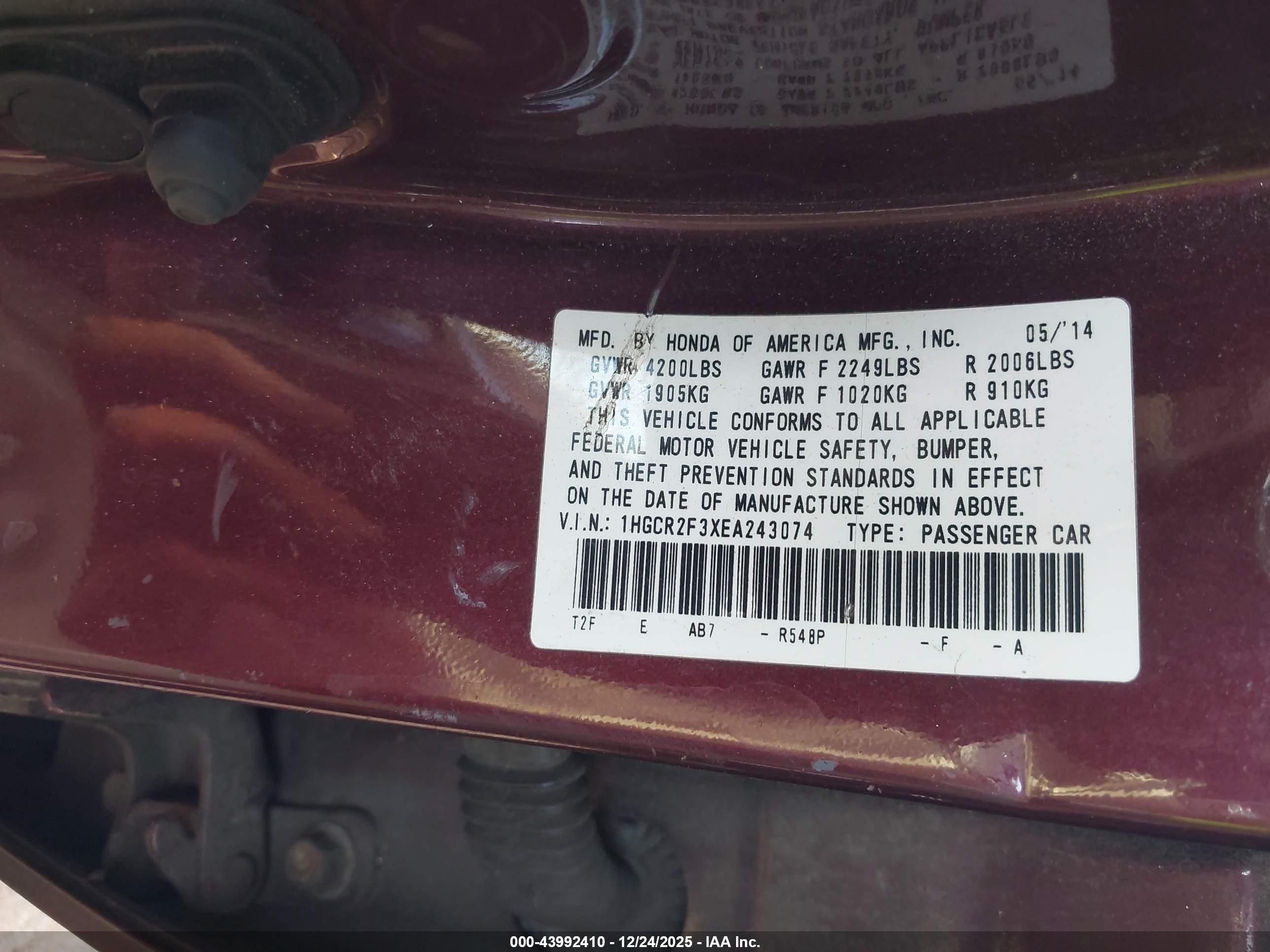 HONDA ACCORD image 9