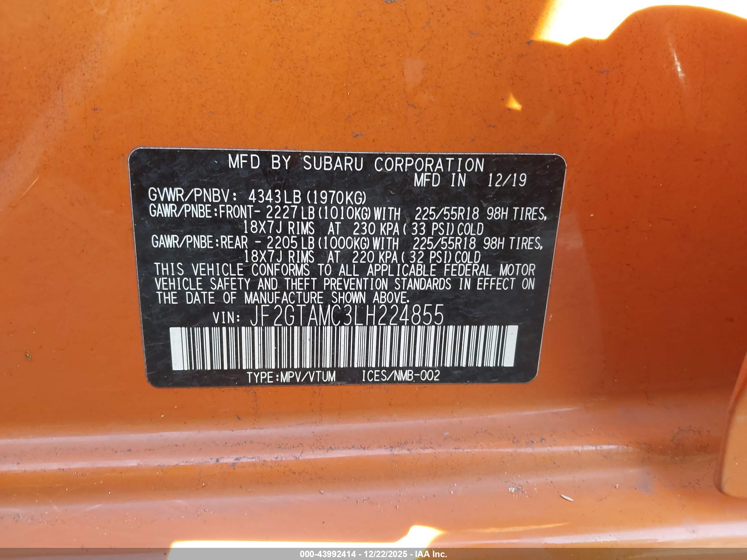 SUBARU CROSSTREK image 9