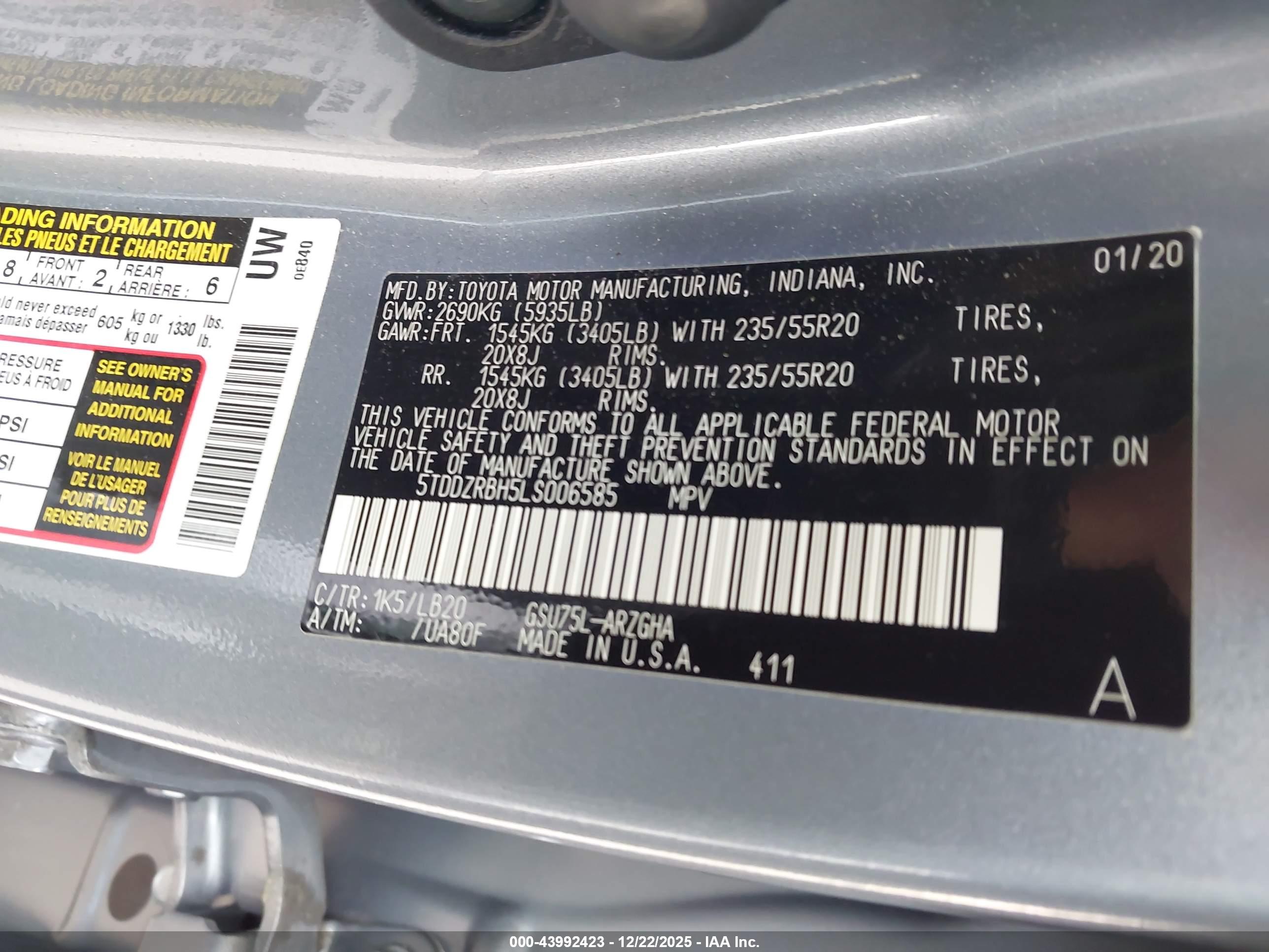 TOYOTA HIGHLANDER image 9