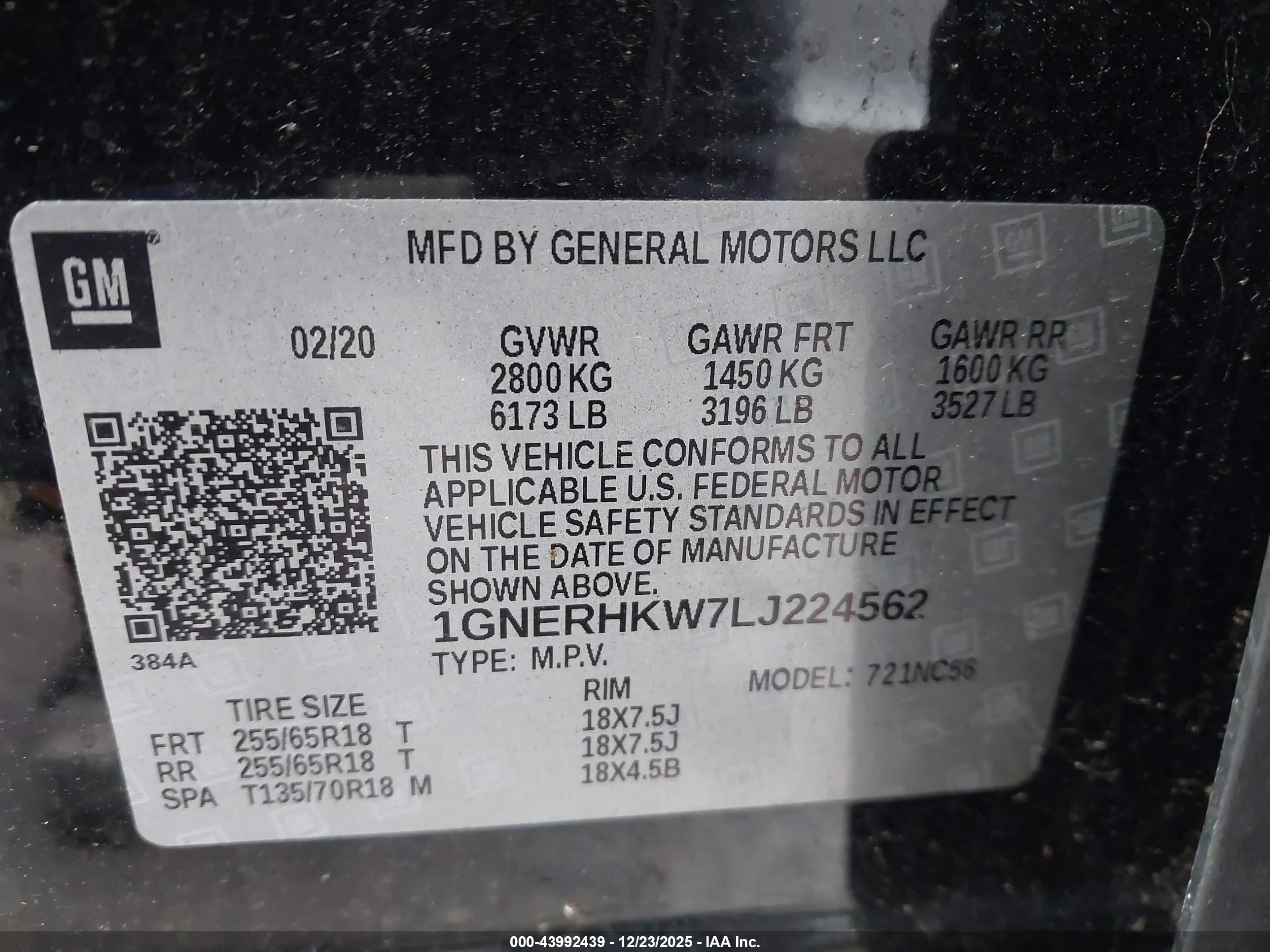 CHEVROLET TRAVERSE image 9
