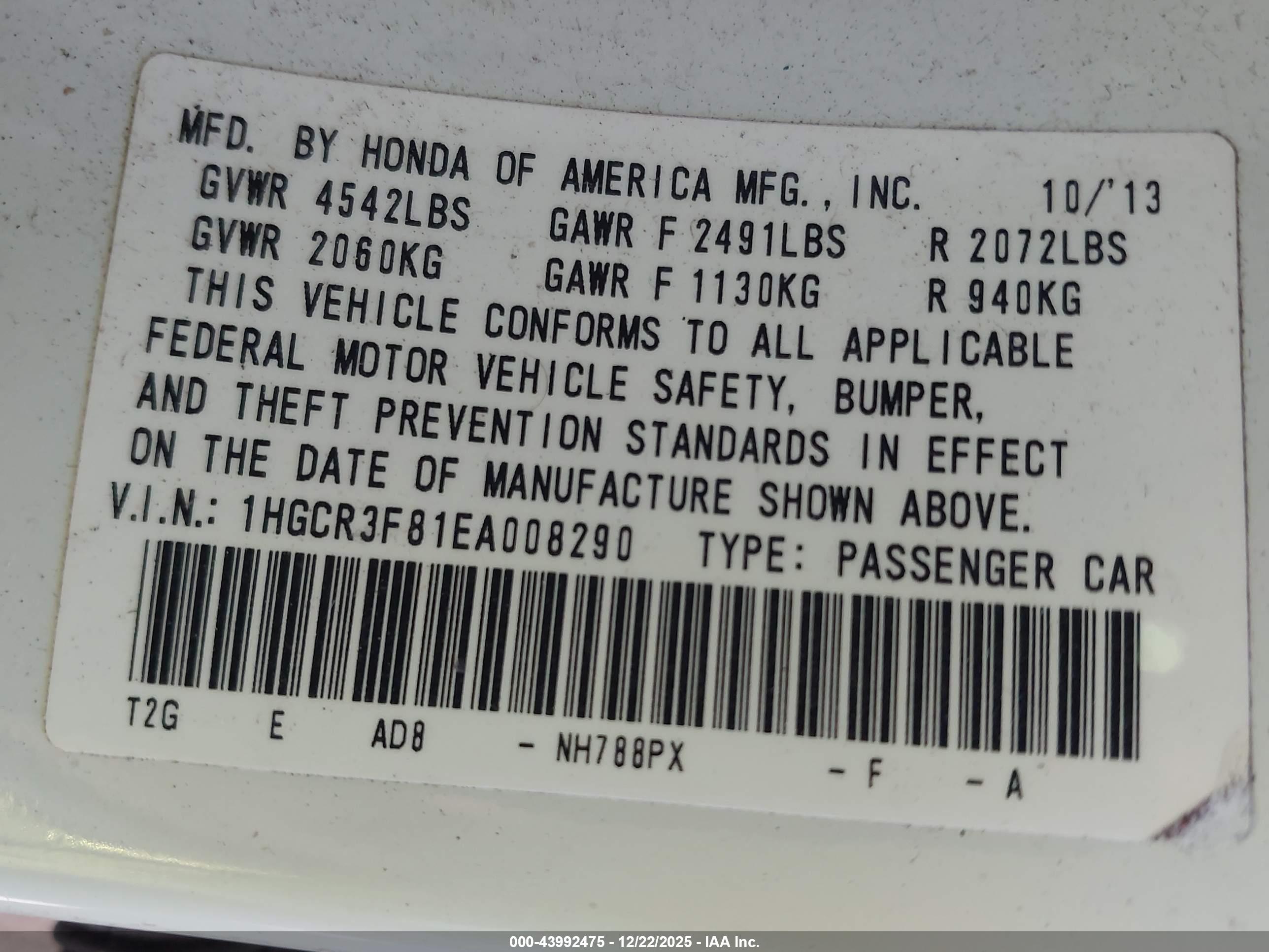 HONDA ACCORD image 9